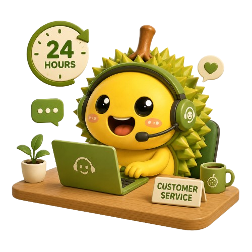 Jiak Durian Mai offers 24/7 customer service.