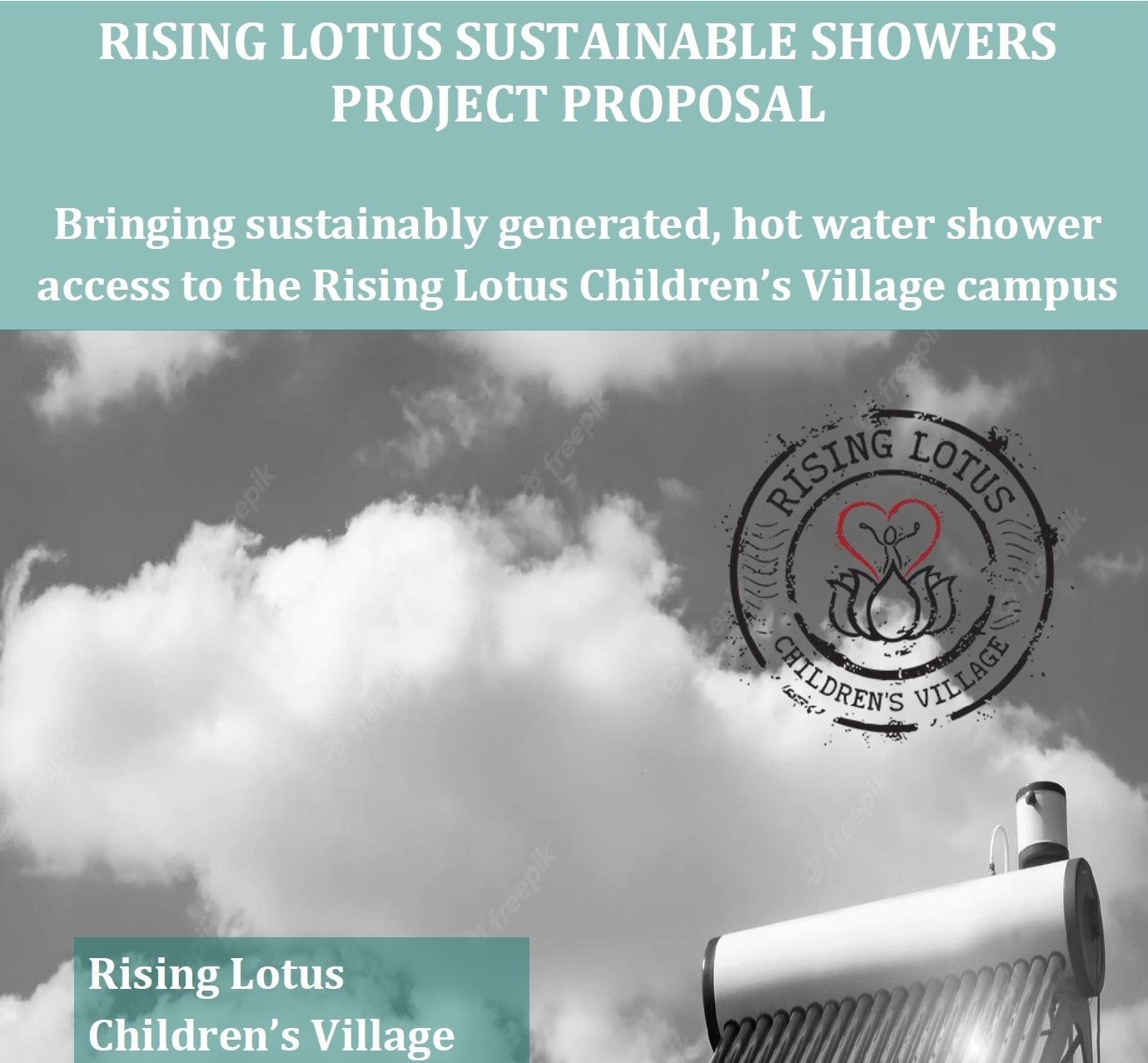 We are currently seeking sponsorship for a solar heated shower facility for our girls and staff on campus. Click photo for project and sponsorship details