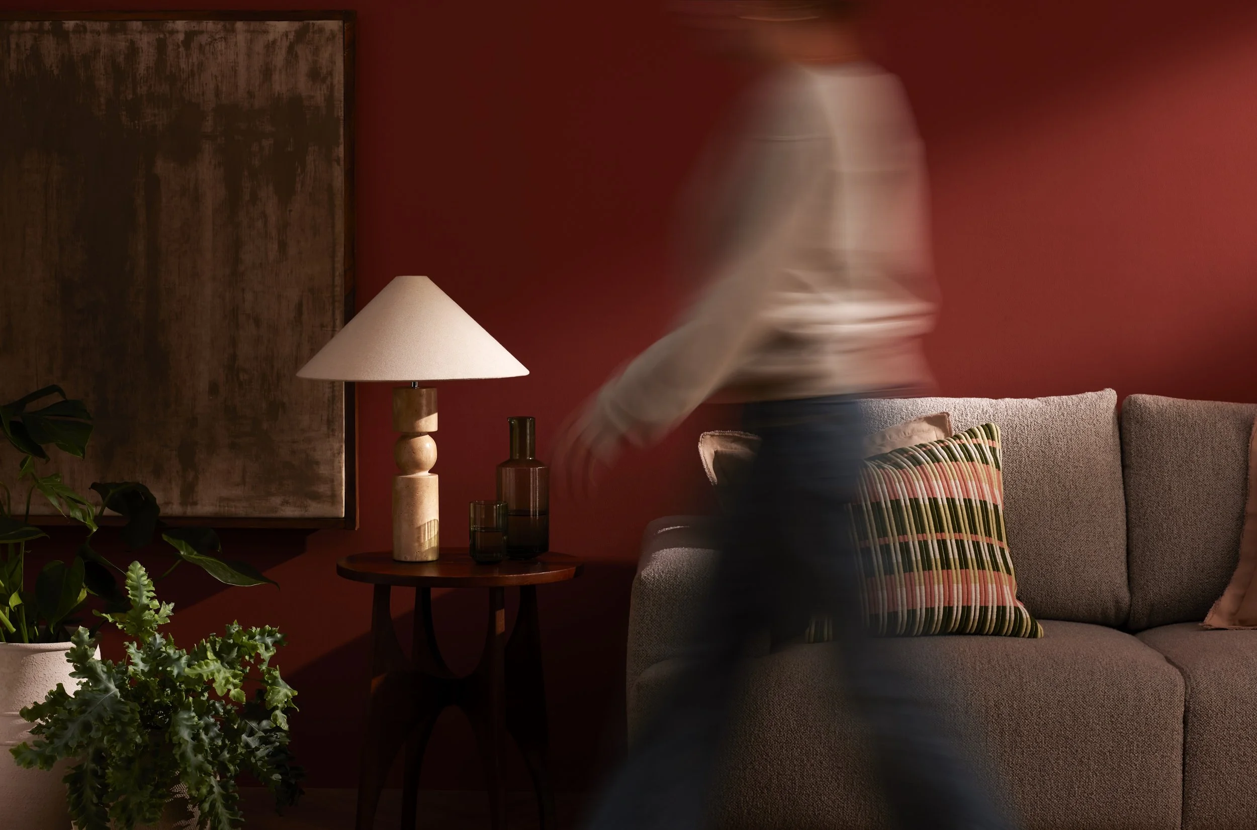 Styled living room for Argos Campaign -lamps