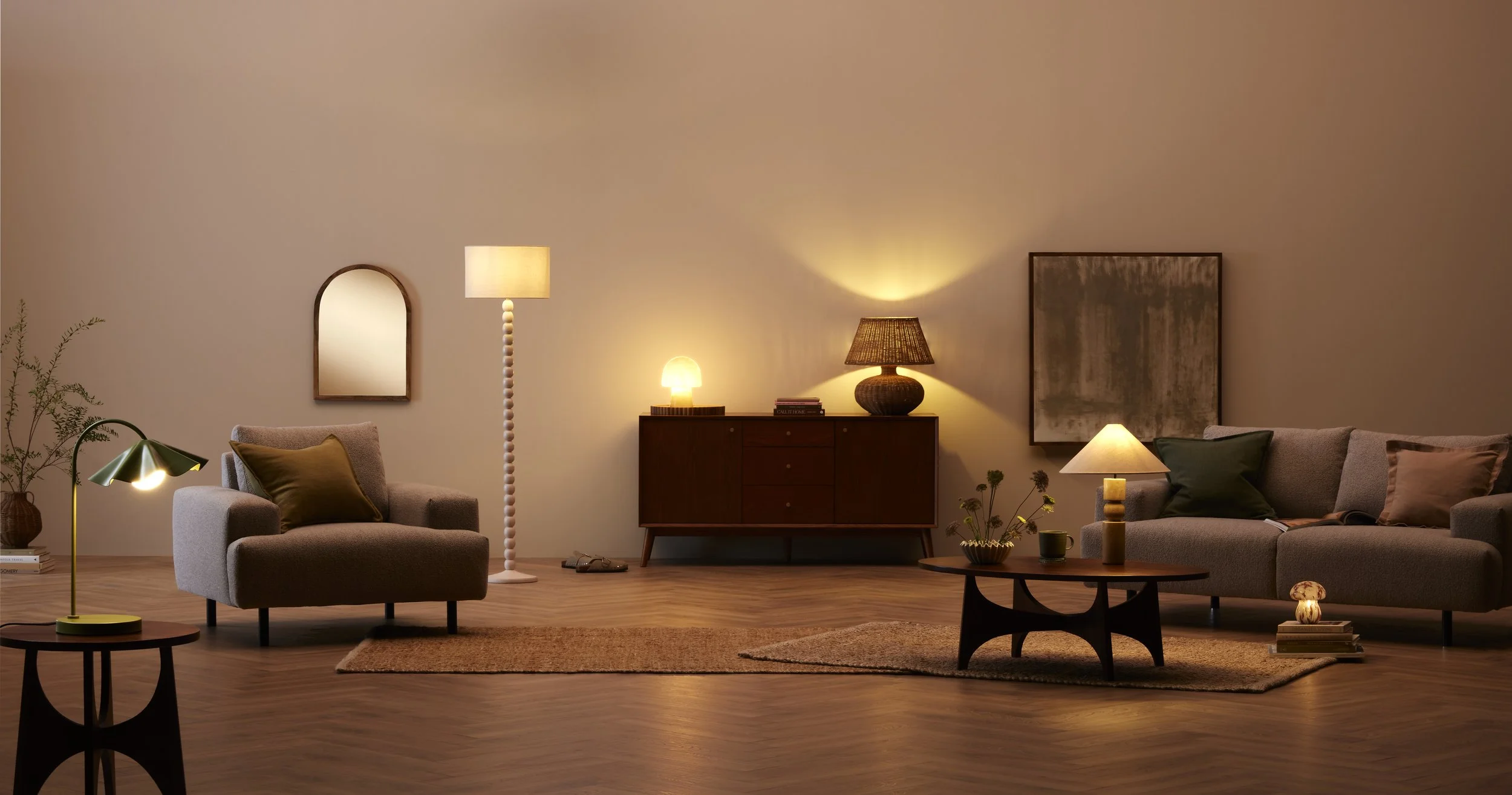 Styled living room for Argos Campaign