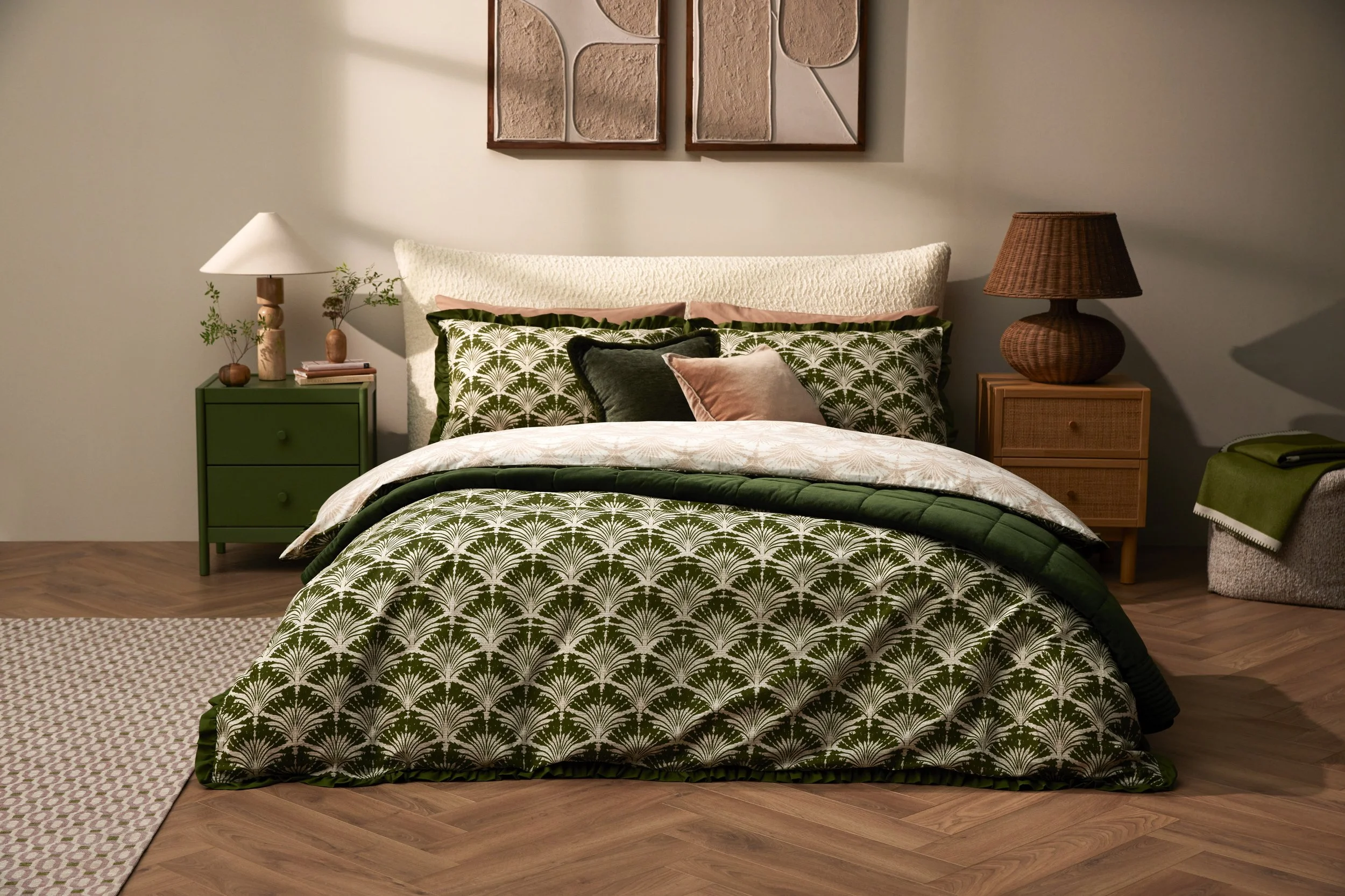 Styled bed for Argos Campaign