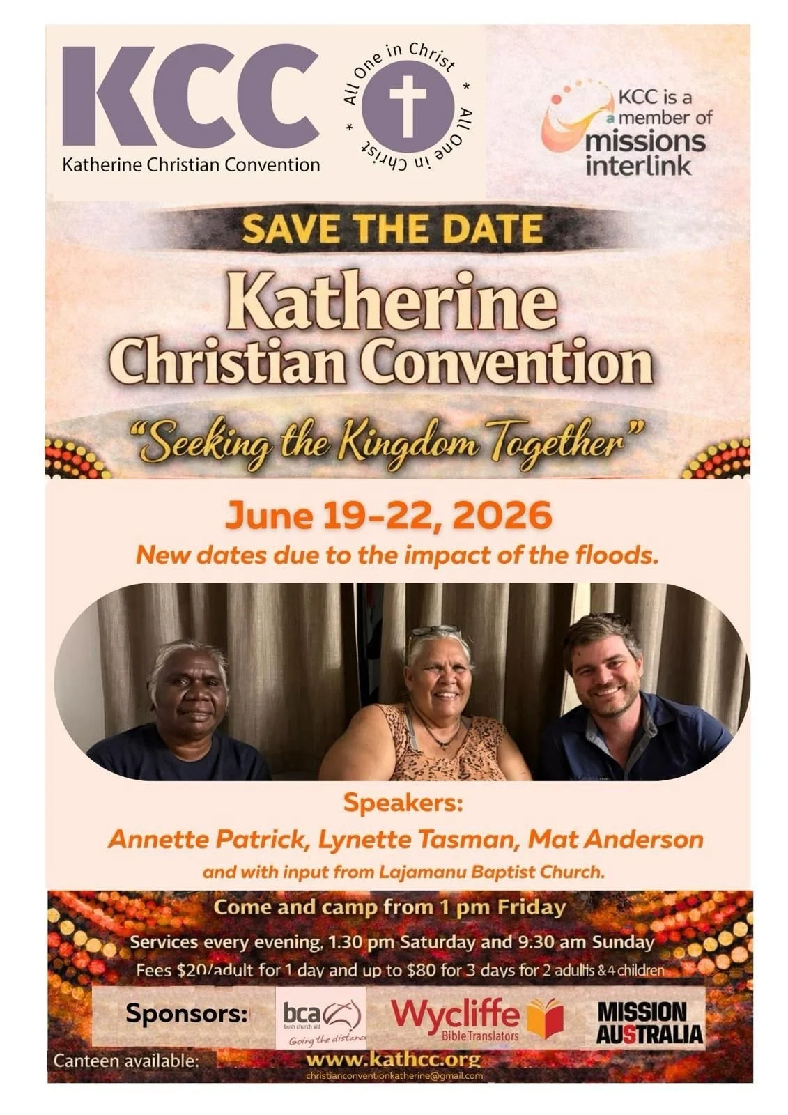 Back on! Katherine Christian Convention 2026