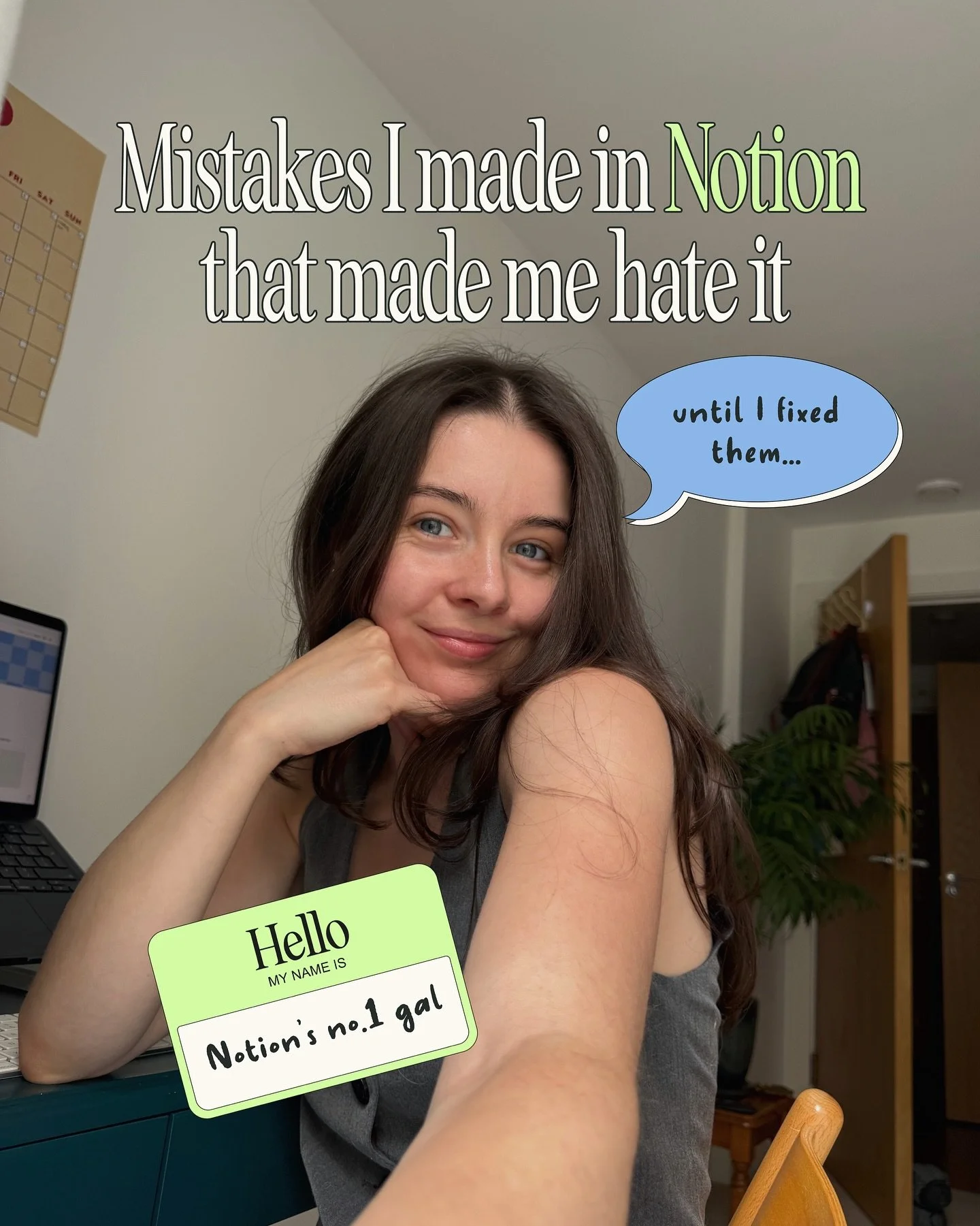 If Notion feels overwhelming, you’re probably making these mistakes too 👀
When I first started using it in 2022, I thought it was just me (girl, it’s a universal thing)
Even once you get the basics of Notion, it can still feel like TOO