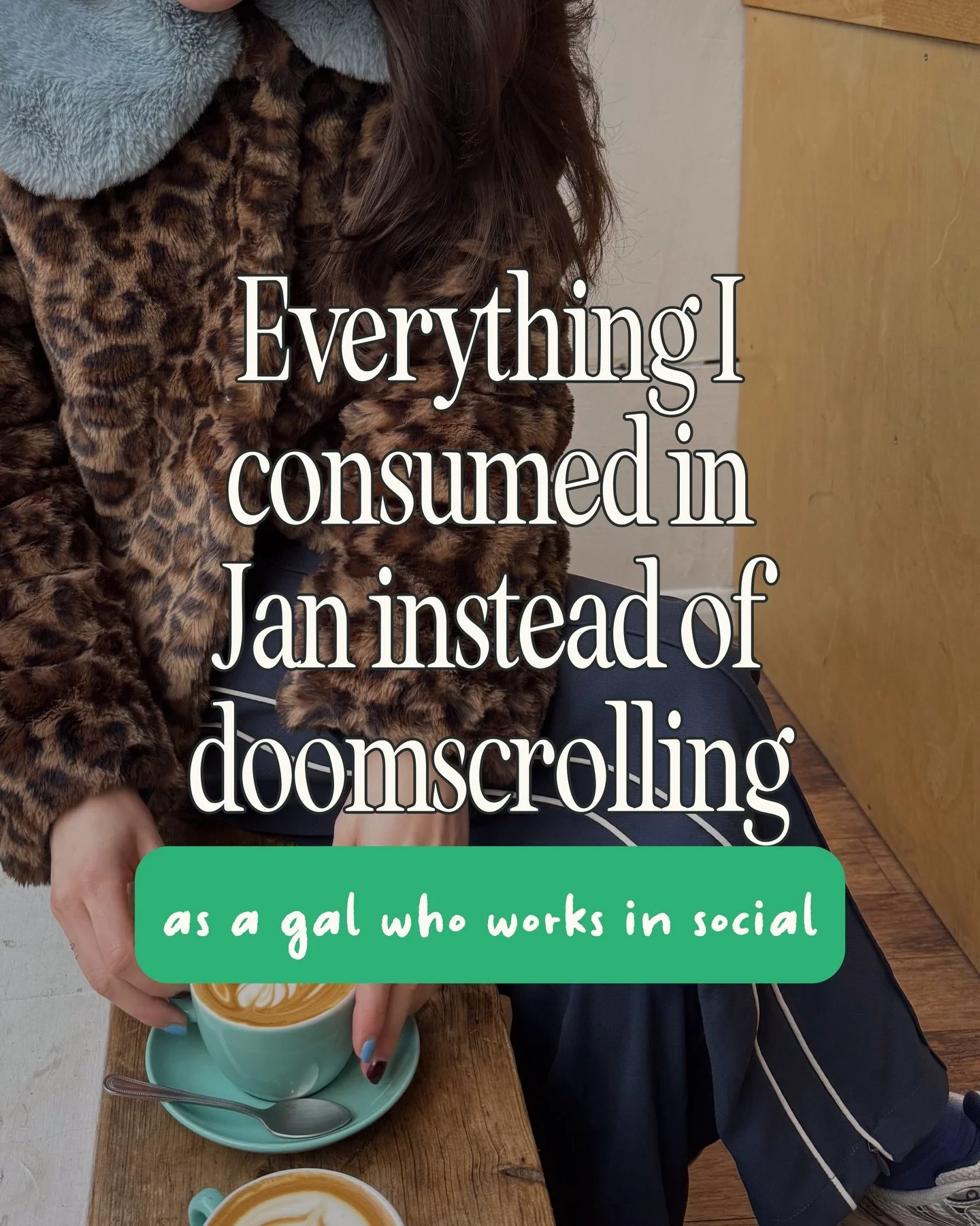 Instead of sharing a list of achievements from January, I wanted to share all the things that pulled me away from my phone 🌟 as a girlie who works in social, I&rsquo;m obviously online a LOT 😭😭😭

But outside of work hours, I&rsquo;m trying to be 