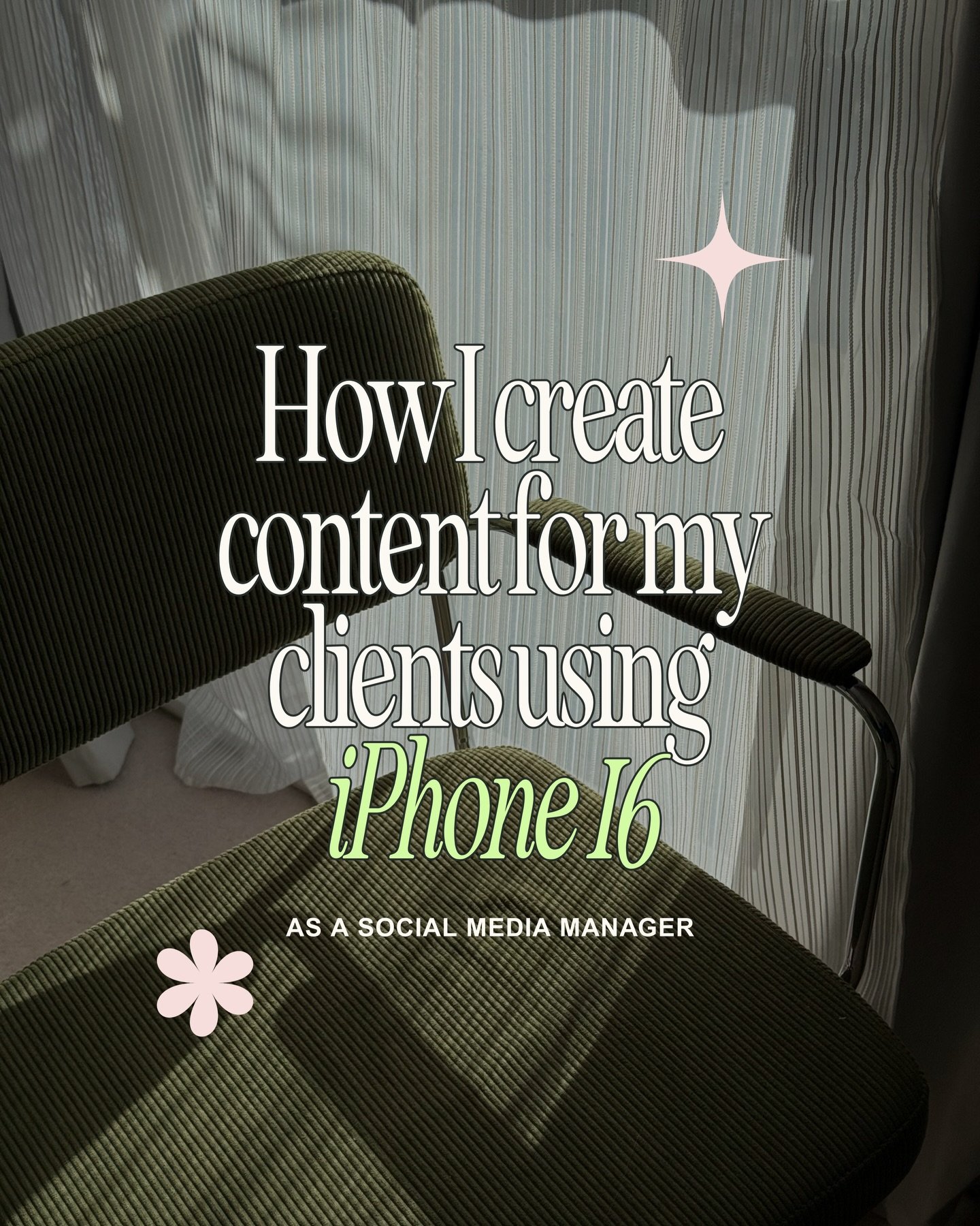 I used to be SO EMBARRASSED getting my phone out on content shoots 😭

I genuinely thought it looked beyond unprofessional.

Thankfully, I am over that now because 👏I know better 👏

Truth is, for a LOT of brands, iPhone content is EXACTLY what they