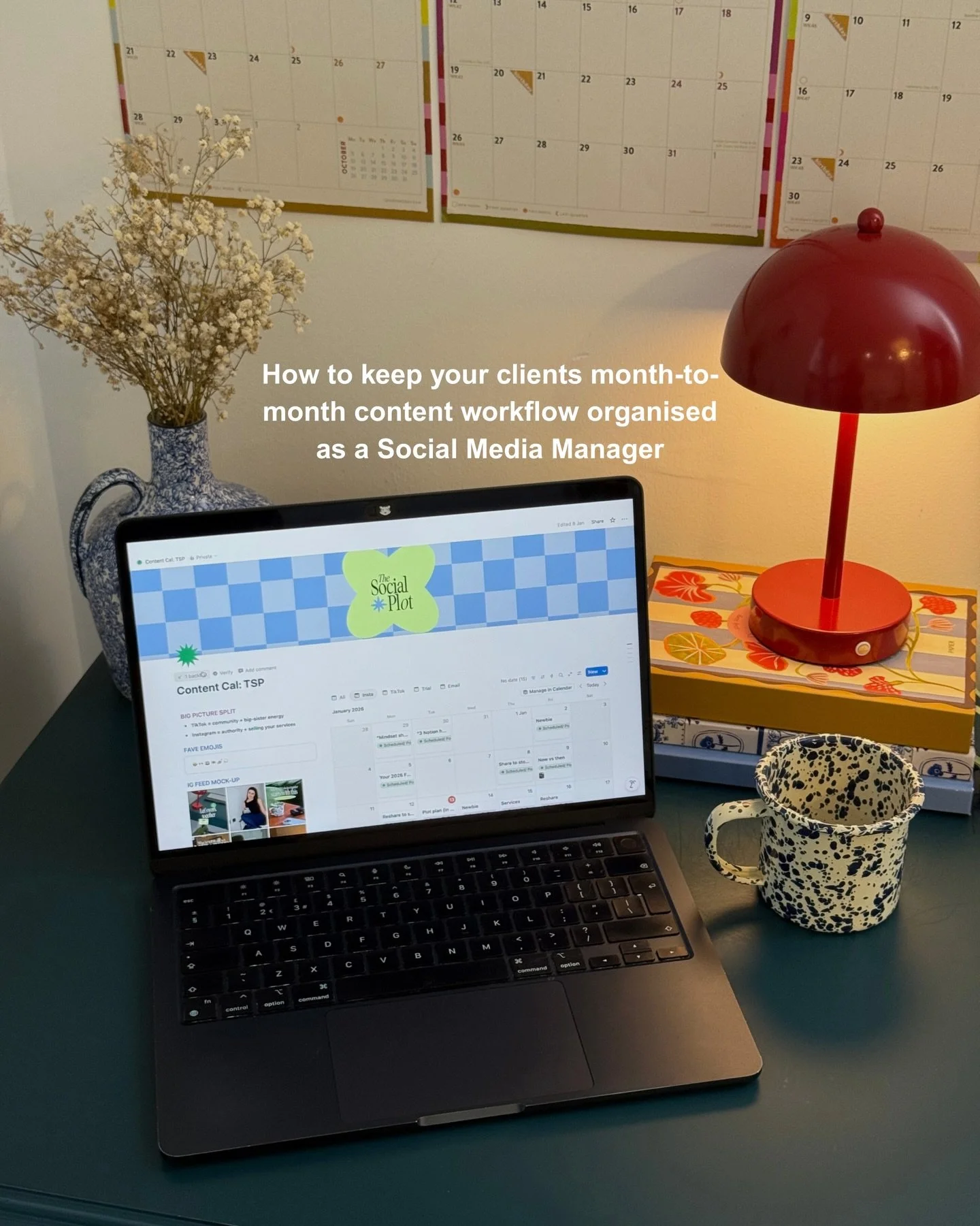 I&rsquo;m always asked how I stay organised as a social media manager with multiple clients&hellip;and I think it comes down to two things:

1️⃣ Experience (3+ years deep in the SMM trenches 🫡)
2️⃣ Building a proper workflow for my monthly retainer 