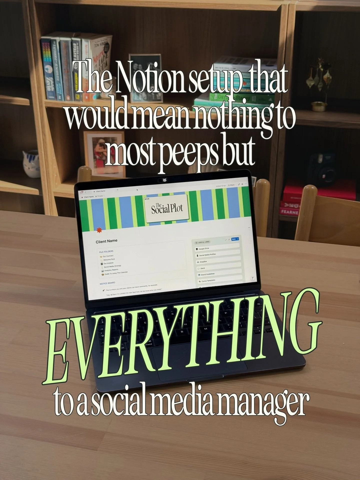 As a gal who literally made CONTENT PLANNING her full-time career, let me show you a few of my FAVE bits about my Notion setup 📂📆📸

If you&rsquo;re a gal in SPAM (social PR advertising &amp; marketing ✨💅🏼) then THIS is gonna be your cup of TEA

