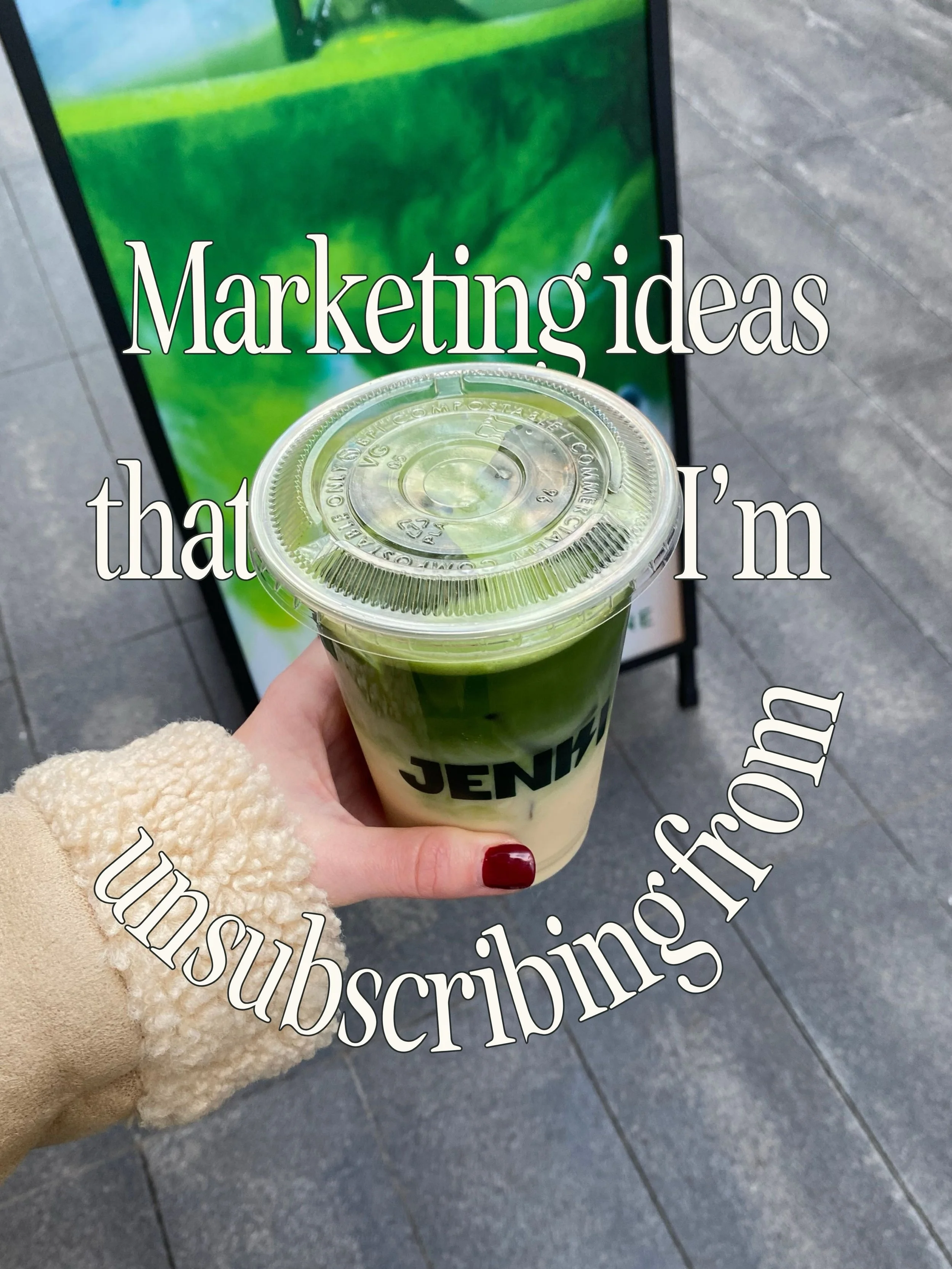 Opting out of all of these silly marketing ideas that I see people SWEARING by on this app. Sorry not sorry xoxox