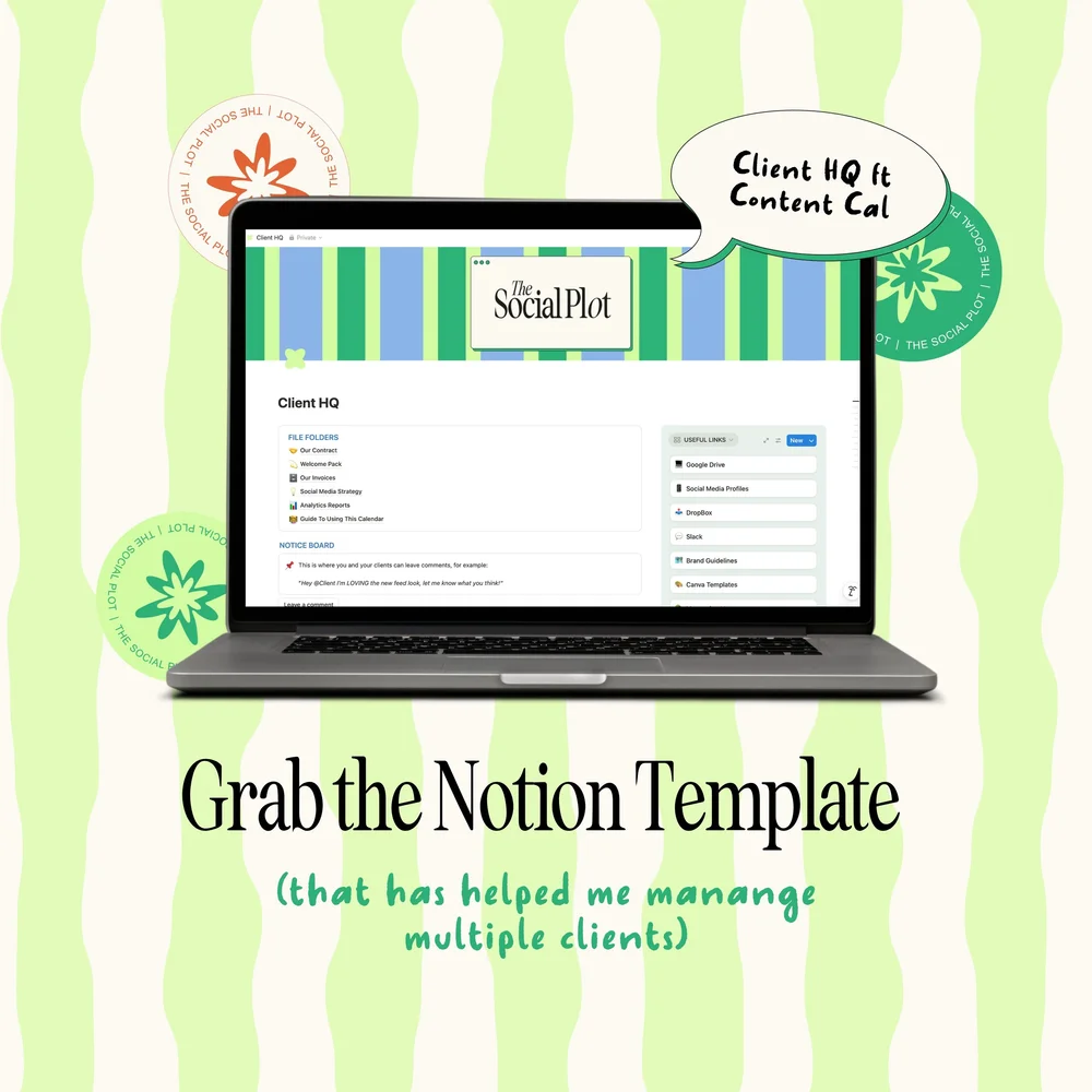 Social Media Manager Templates & Onboarding Tools | The Social Plot ...