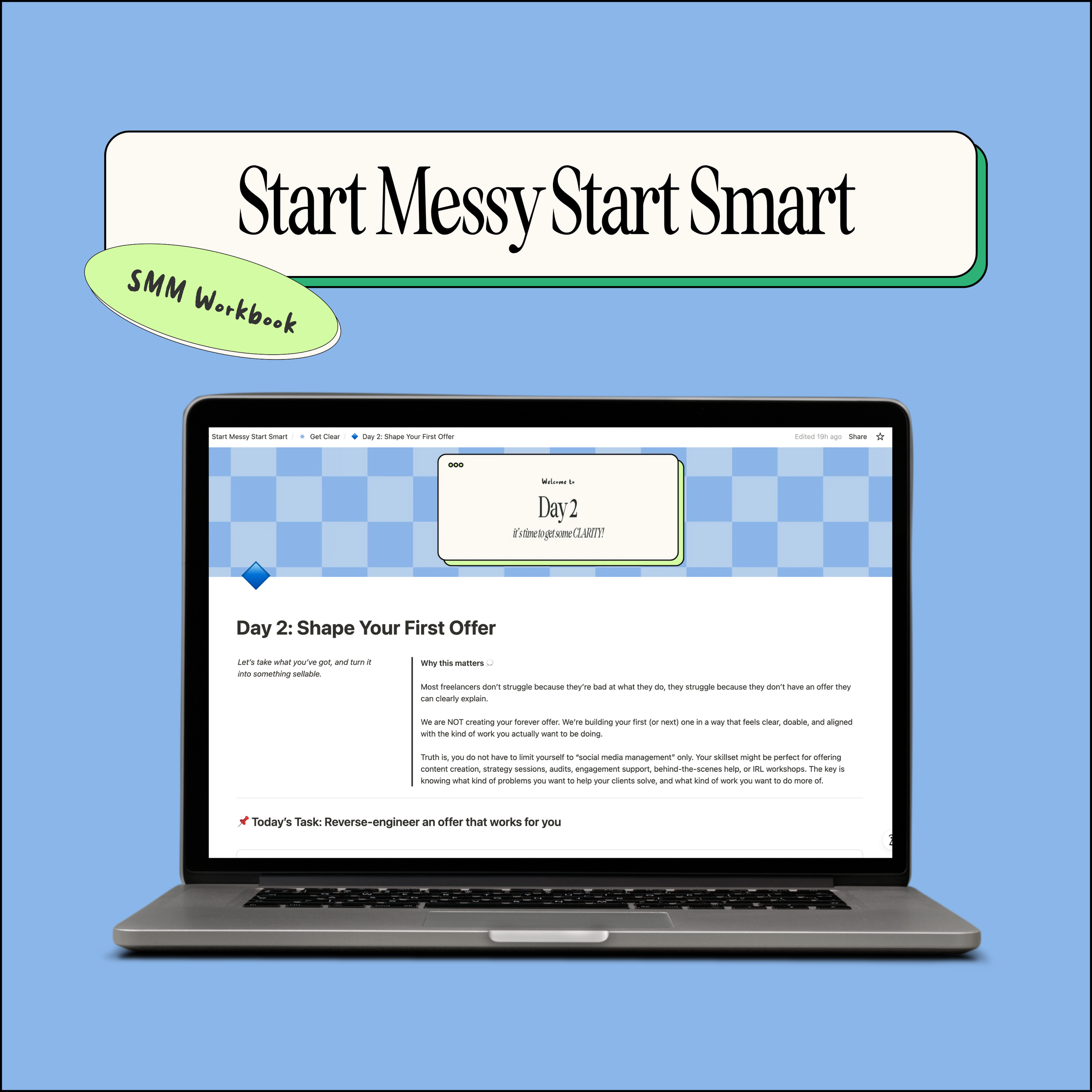 Start Messy Start Smart Workbook