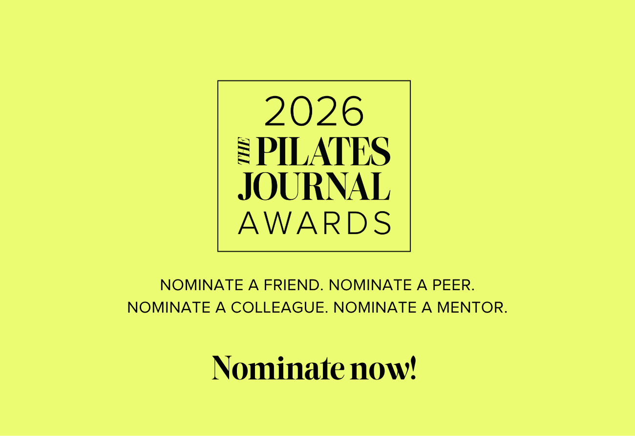 Nominations Open for the 2026 Pilates Journal Awards