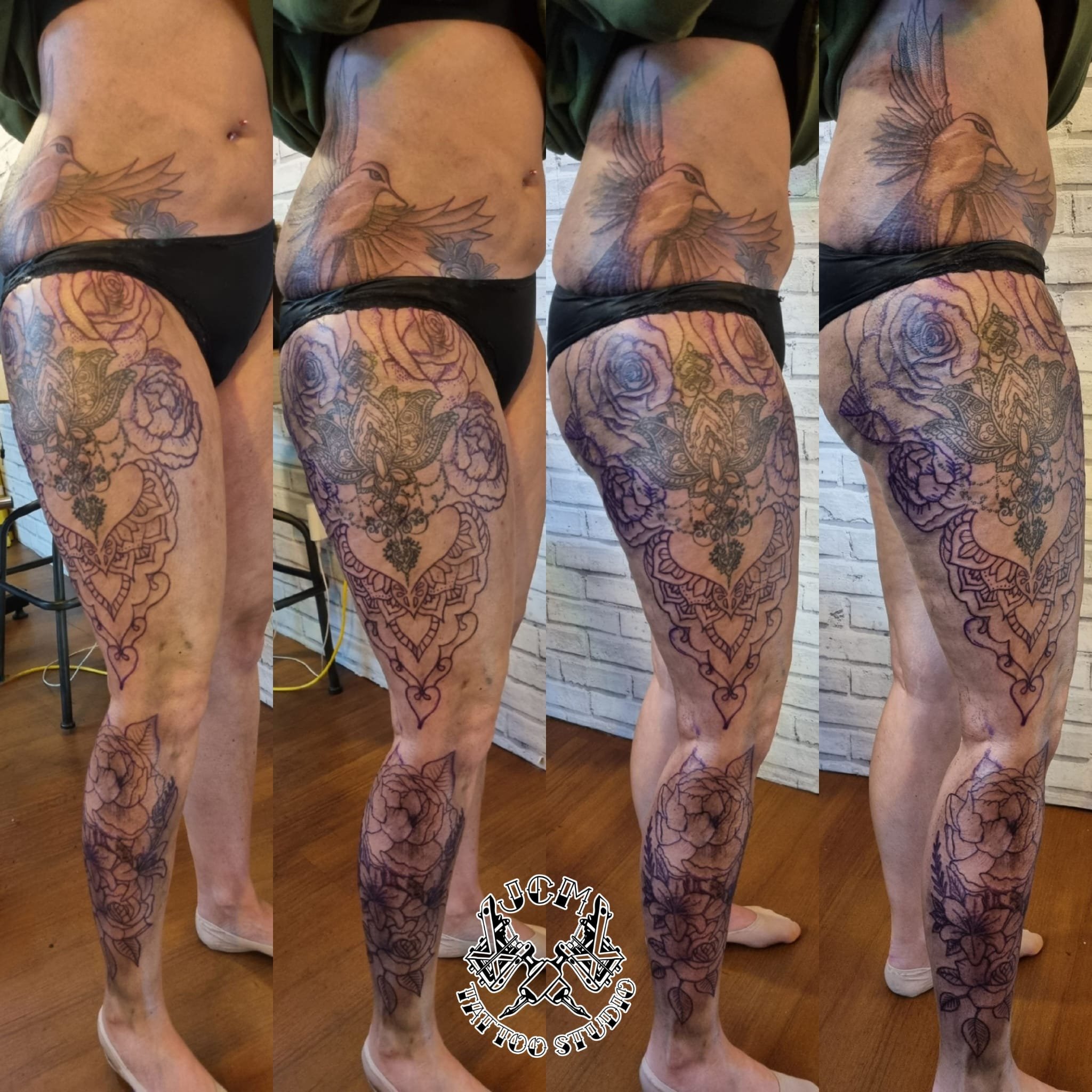 10 Thigh Tattoos to Show Off in Your Swimsuit This Summer