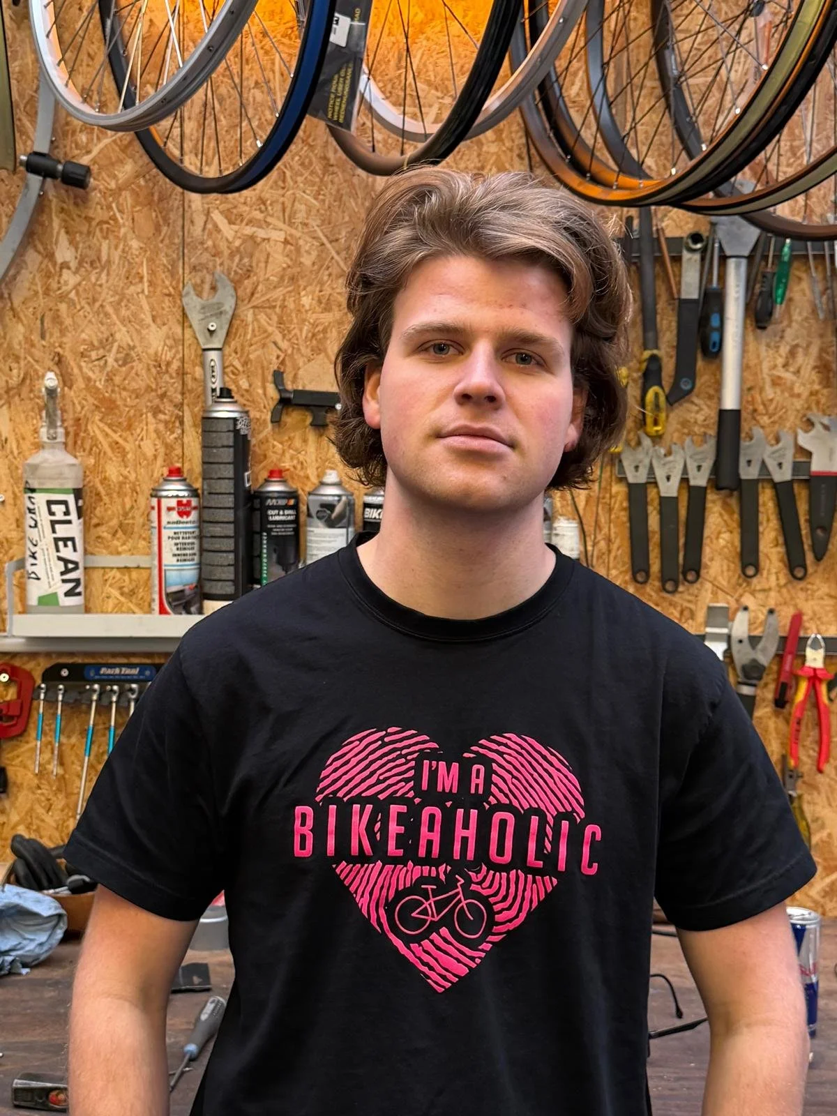 Tom Stigter, Technieker, werkplaats BikeAholic