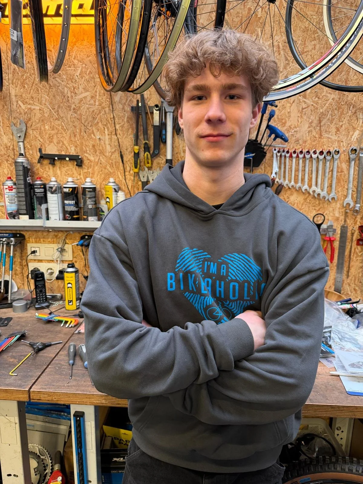 Jules Vereycken, Technieker, Werkplaats BikeAholic Stabroek