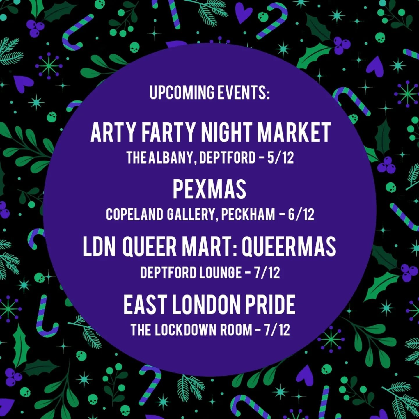 ❄ December happenings: Part 1, loves! ❄

Remember:&nbsp;If you&nbsp;happen to be at an event we're attending, you can save on postage and pick up your online order in person! Just select the relevant box at checkout and you'll receive an email with a