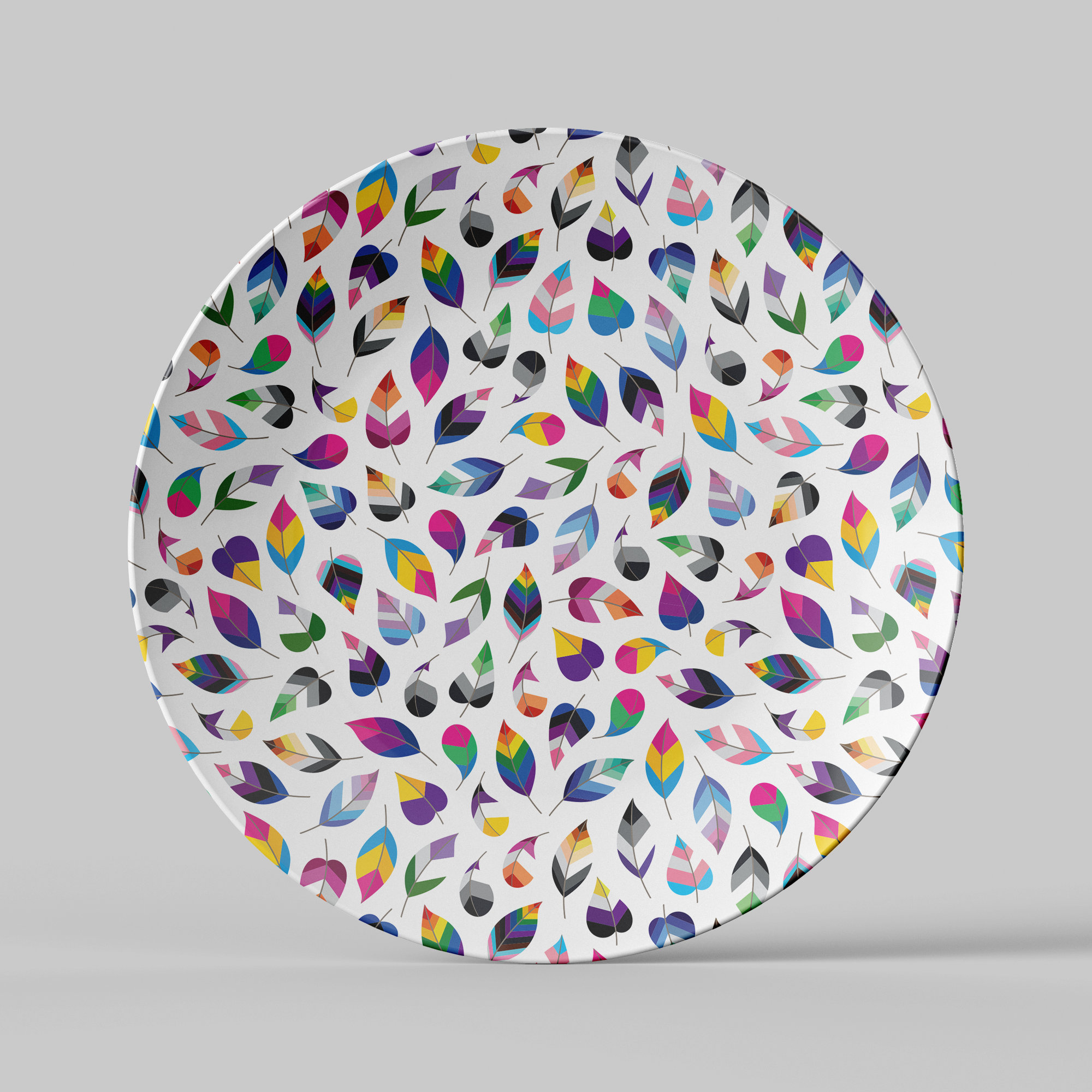 PRIDE IN BLOOM - WHITE - PLATE