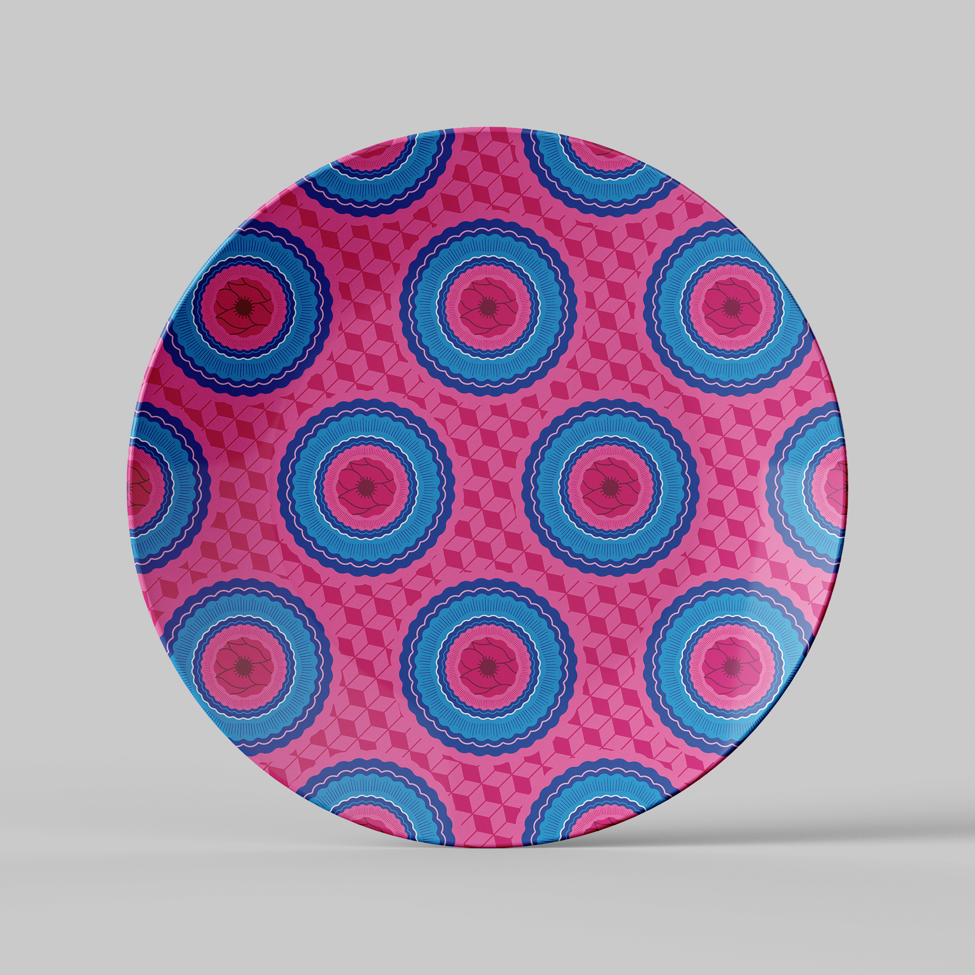 ANKARA REGALE - PINK - PLATE