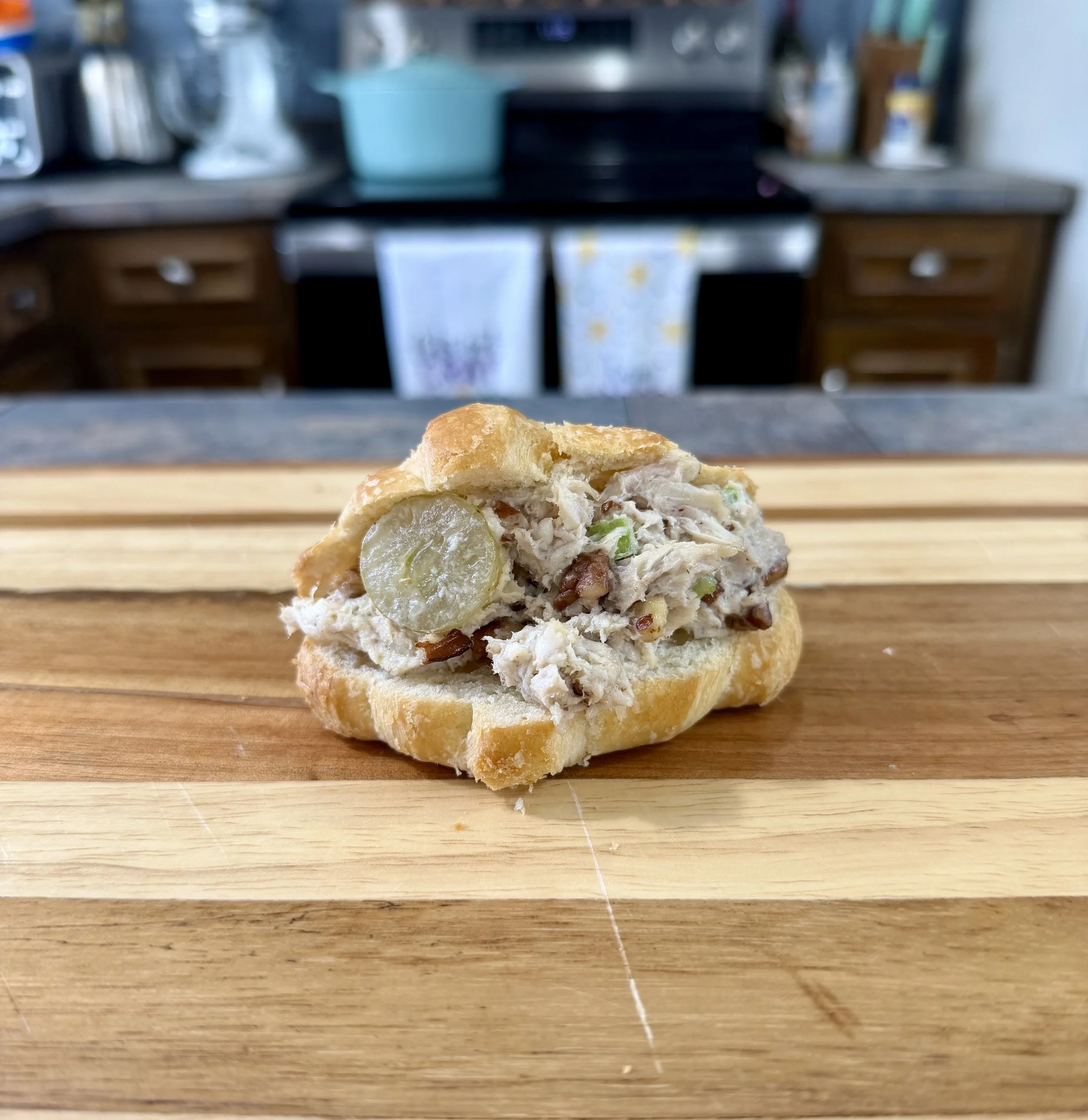 Rotisserie Chicken Salad with Nuts &amp; Grapes