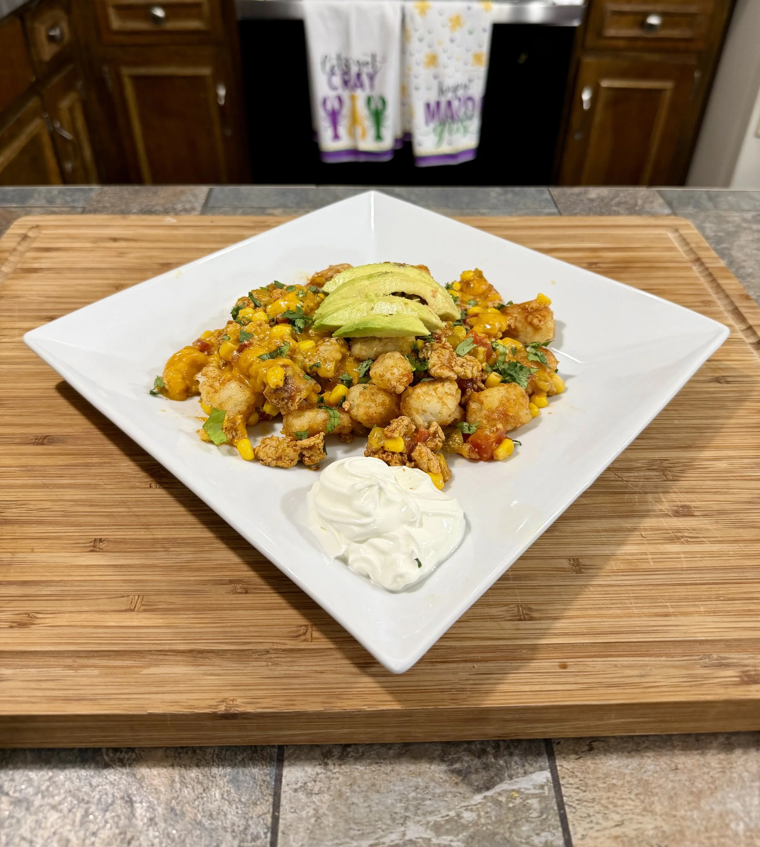Cheesy Taco Tater Tots (Air Fryer)