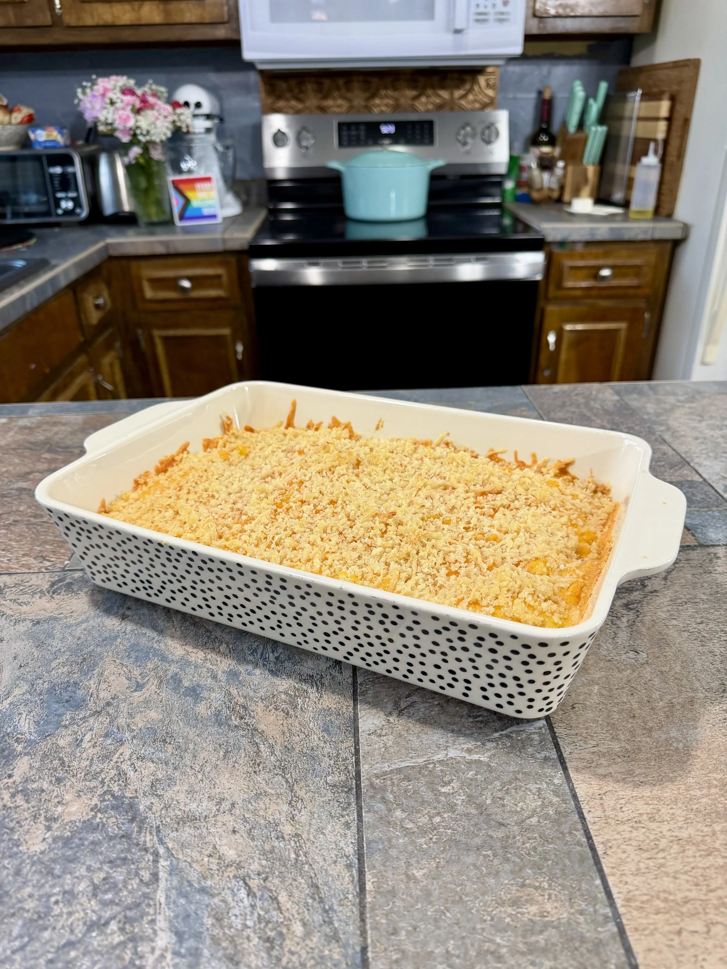 Cheesy Broccoli, Chicken and Rice Casserole