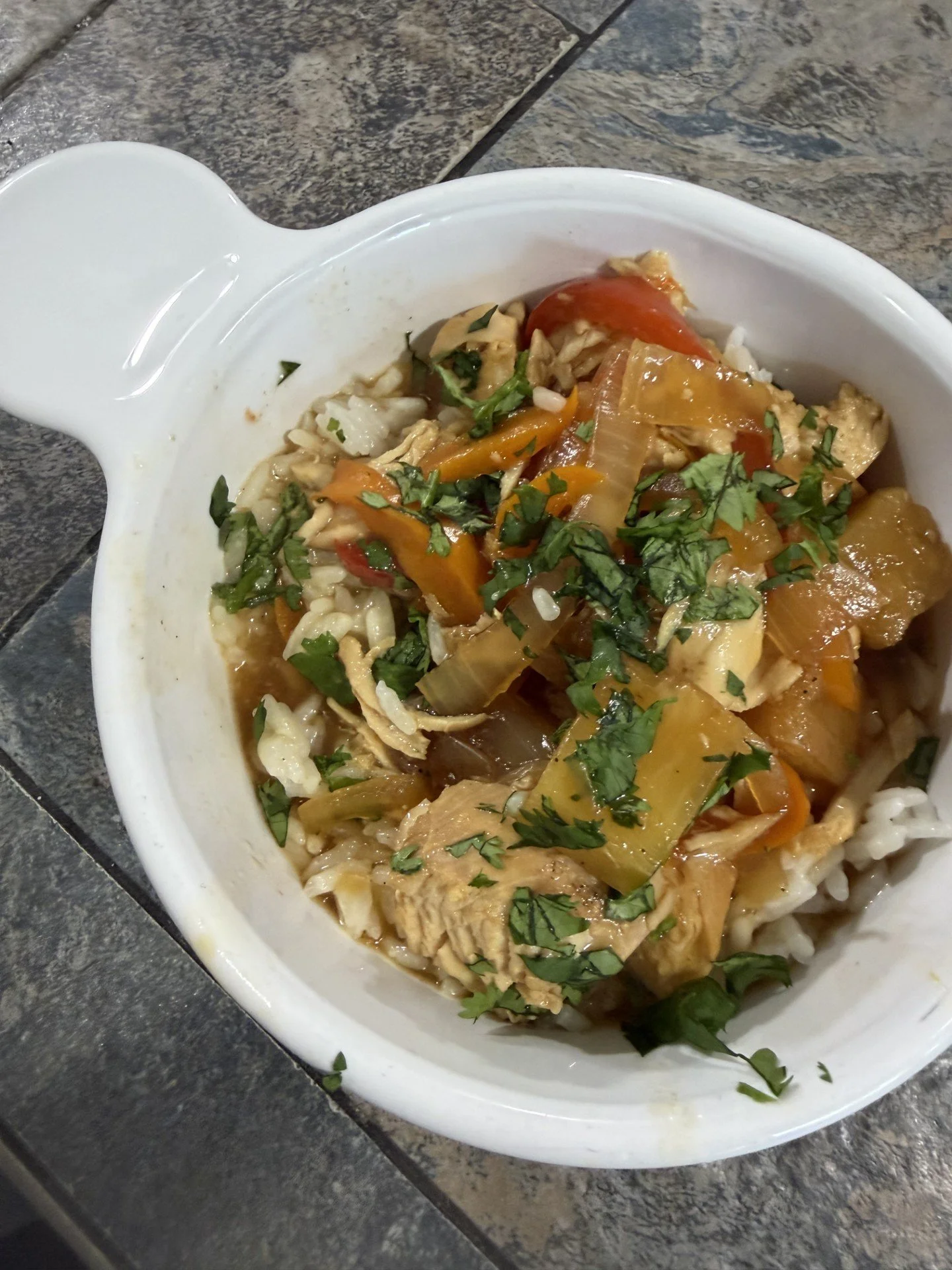 Crockpot Hawaiian Chicken with Coconut Rice