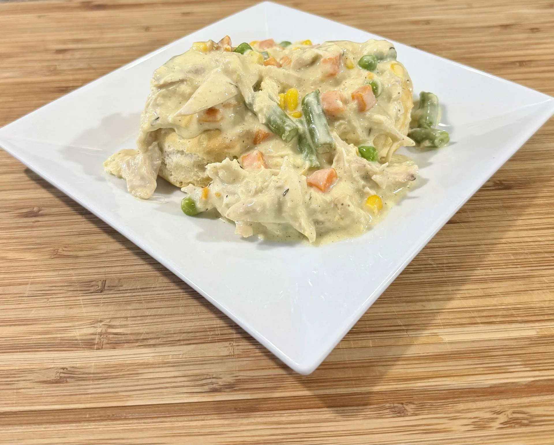 15 Minute Rotisserie Chicken Pot Pie Bowls
