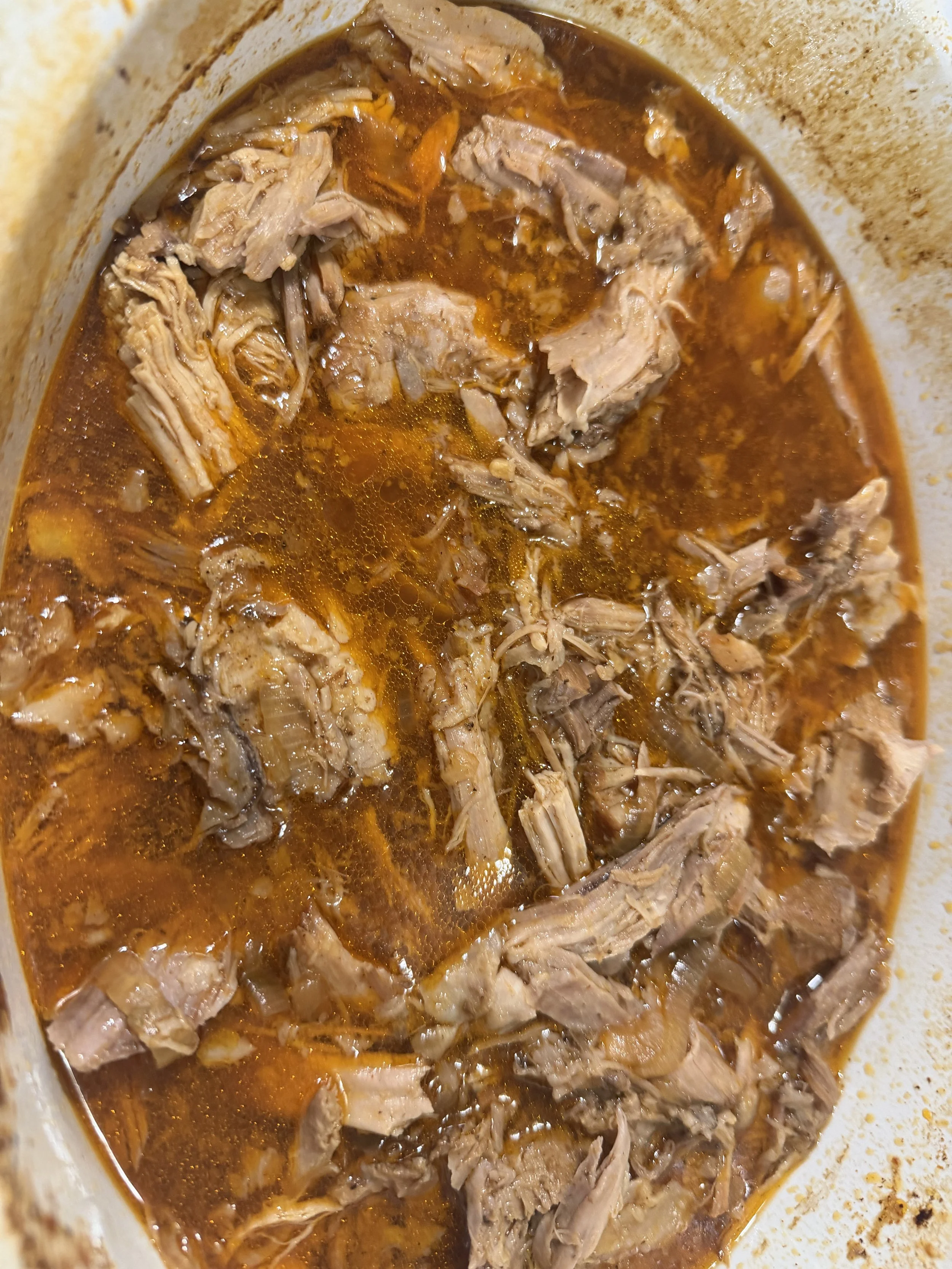 Root Beer Pork Butt in the Crockpot