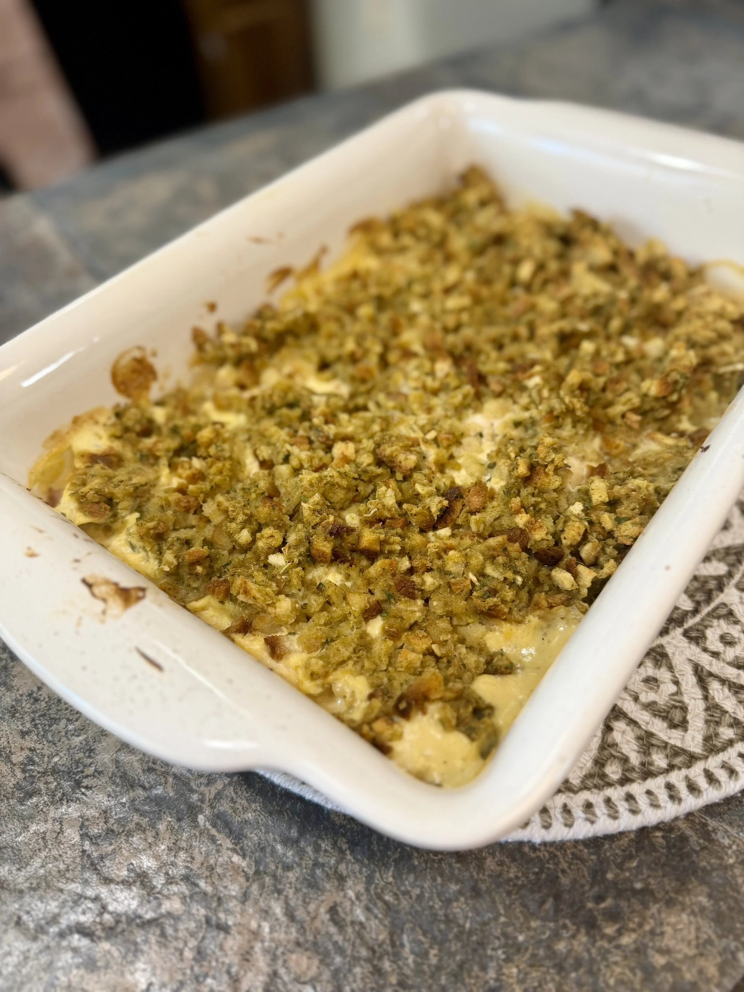 Chicken and Stuffing Casserole