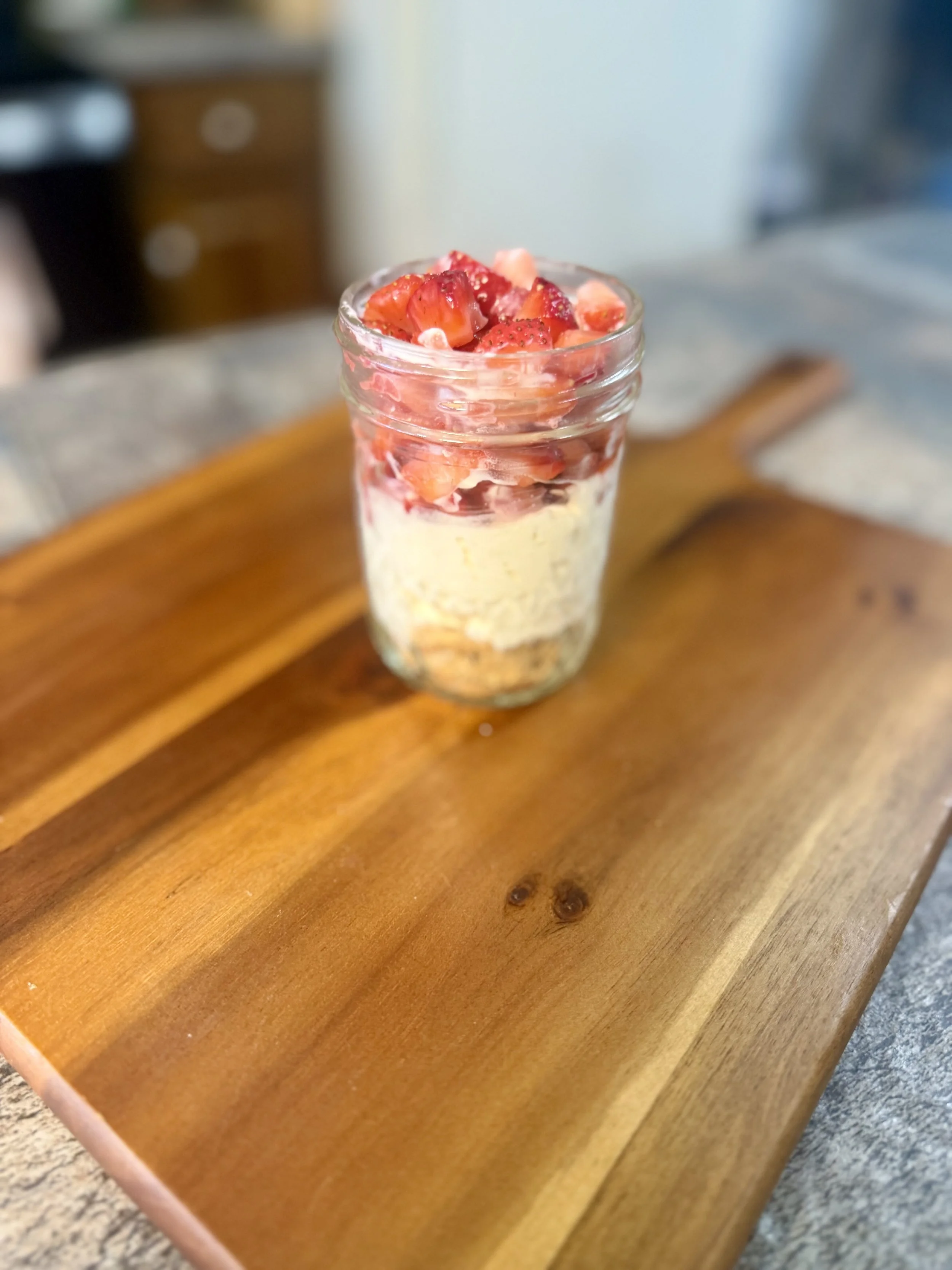 101-Calorie Strawberry Cheesecake Cups