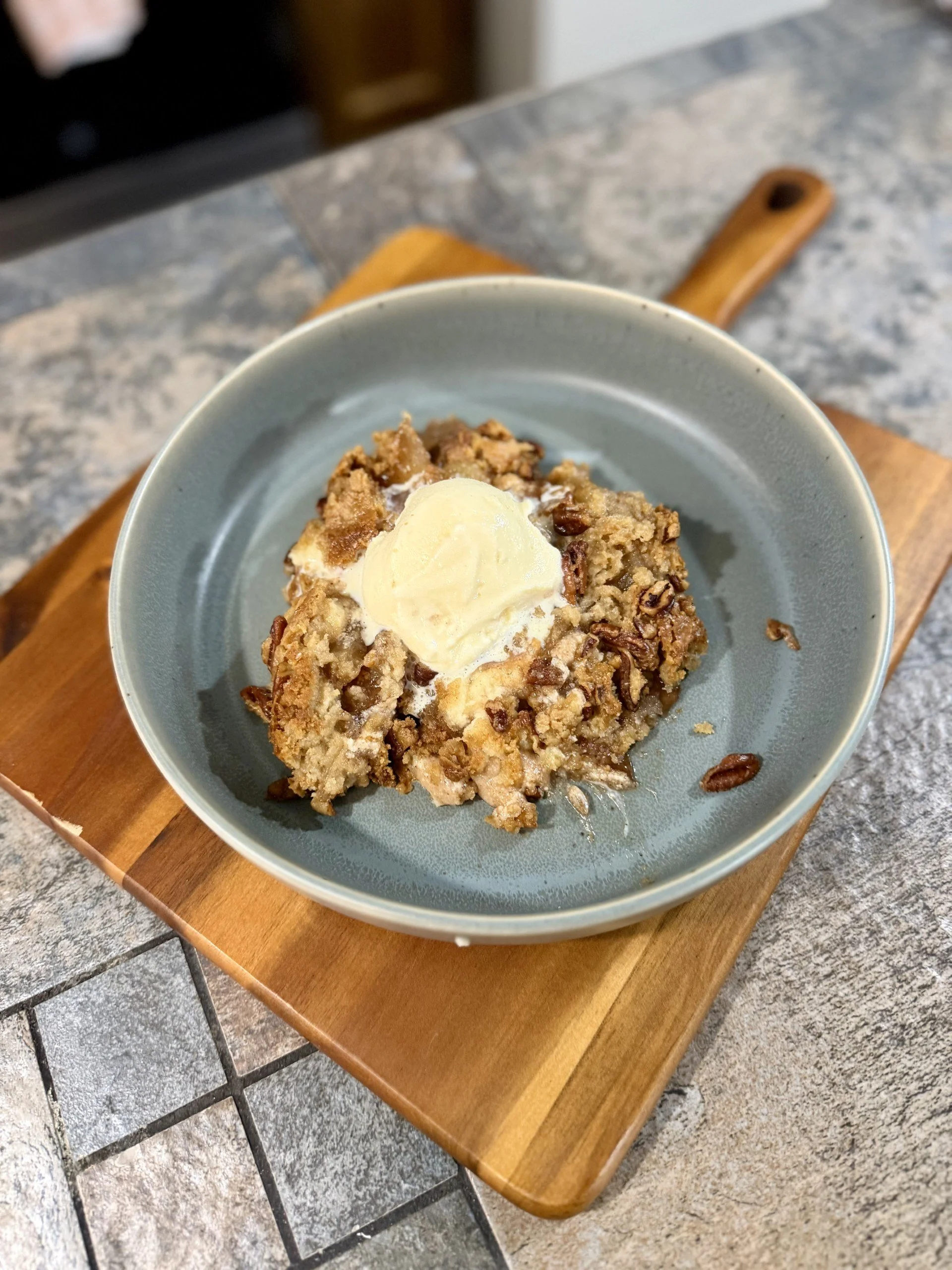 Caramel Apple Pie Cheesecake Dump Cake