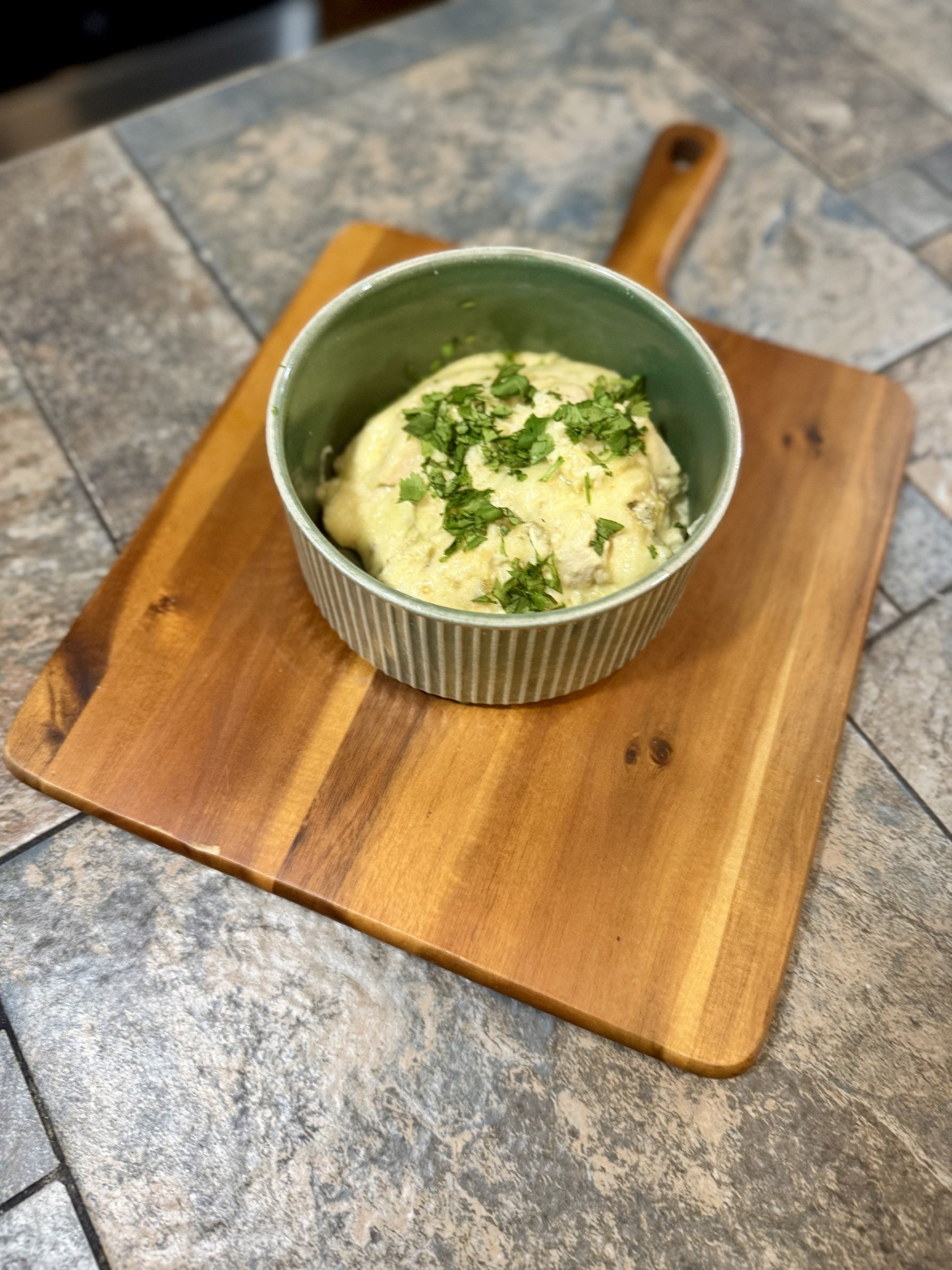 Green Chile Chicken Rice Bake