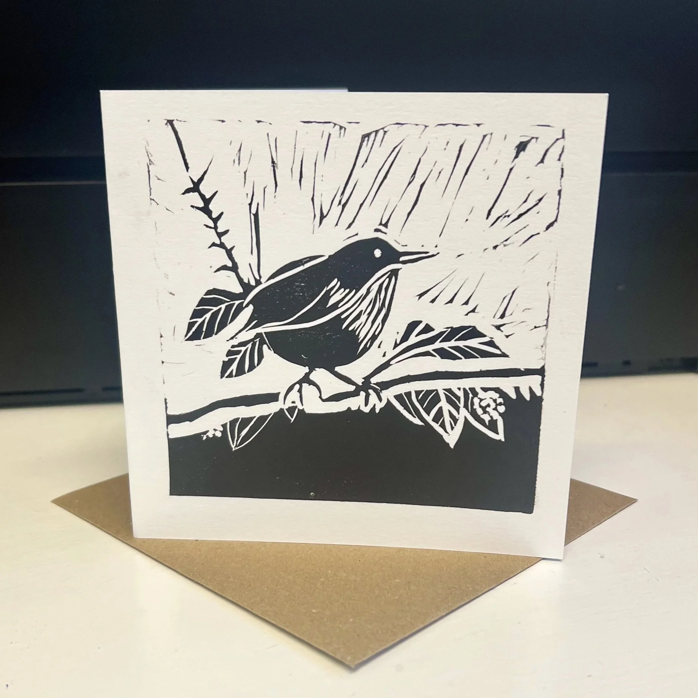 Jill Hodge lino workshop