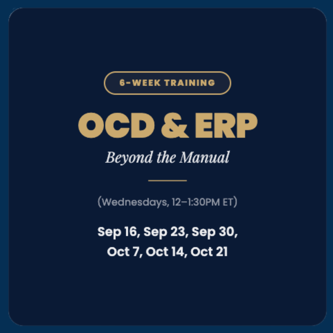 OCD & ERP - Beyond the Manual
