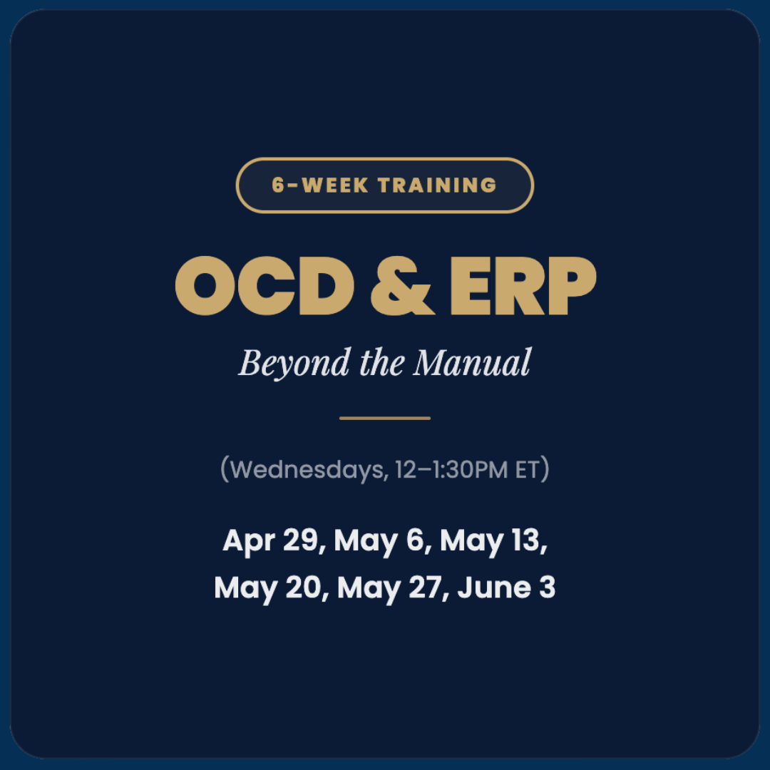 OCD & ERP - Beyond the Manual