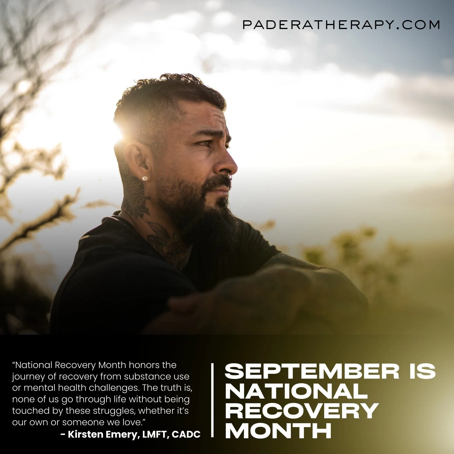 &quot;September is National Recovery Month, which gives us time to honor the journey of recovery from substance use or mental health challenges. The truth is, none of us go through life without being touched by these struggles, whether it&rsquo;s our