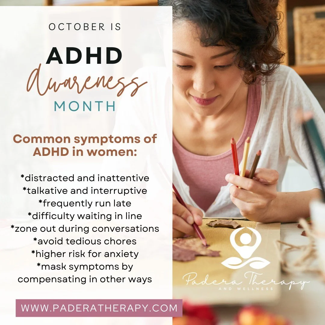 According to the CDC, an estimated 15 million adults are living with Attention-Deficit/Hyperactivity Disorder.  Once thought to affect men and boys more commonly, studies now show that ADHD impacts women and girls just as often. ADHD in females may g