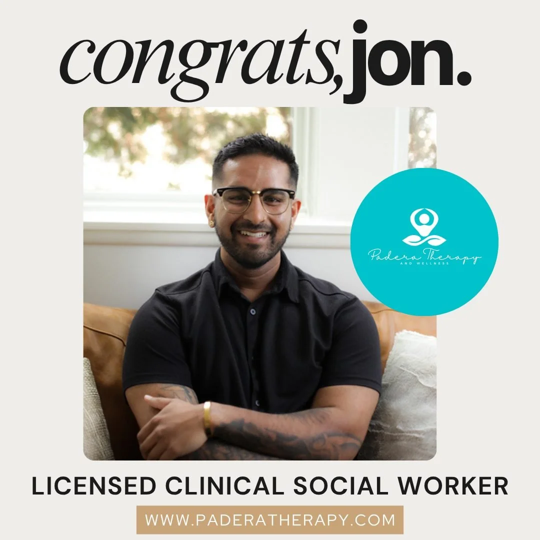 We are thrilled to share that Jon Matthew is now a Licensed Clinical Social Worker! This is an incredible accomplishment and we are so proud of you. 

Jon specializes in working with adults navigating anxiety, depression, suicidal thoughts, self-harm
