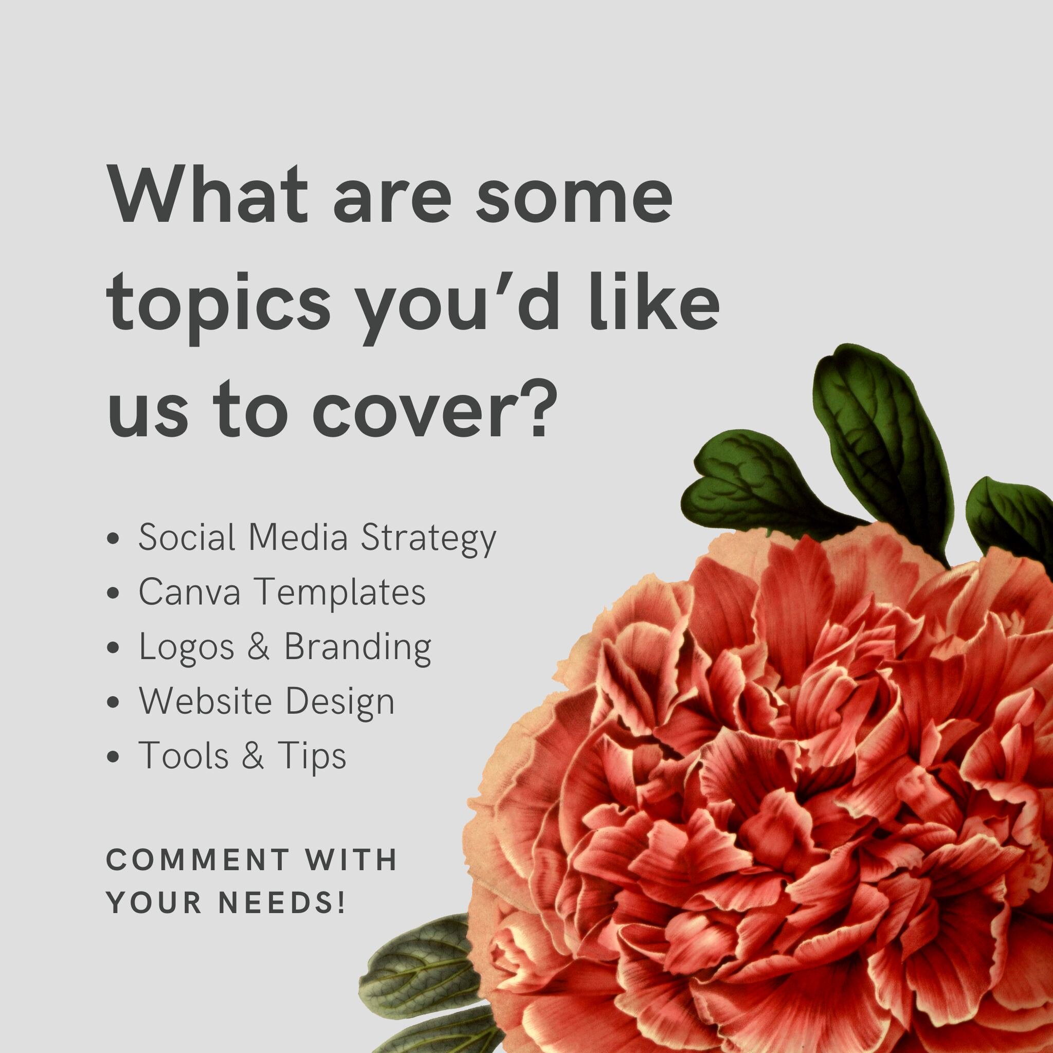 We're curious to hear from you: What design-related content do you want to see more of on our feed? Comment with things that relate to your specific needs or questions you might have. Your feedback is invaluable! 🌟