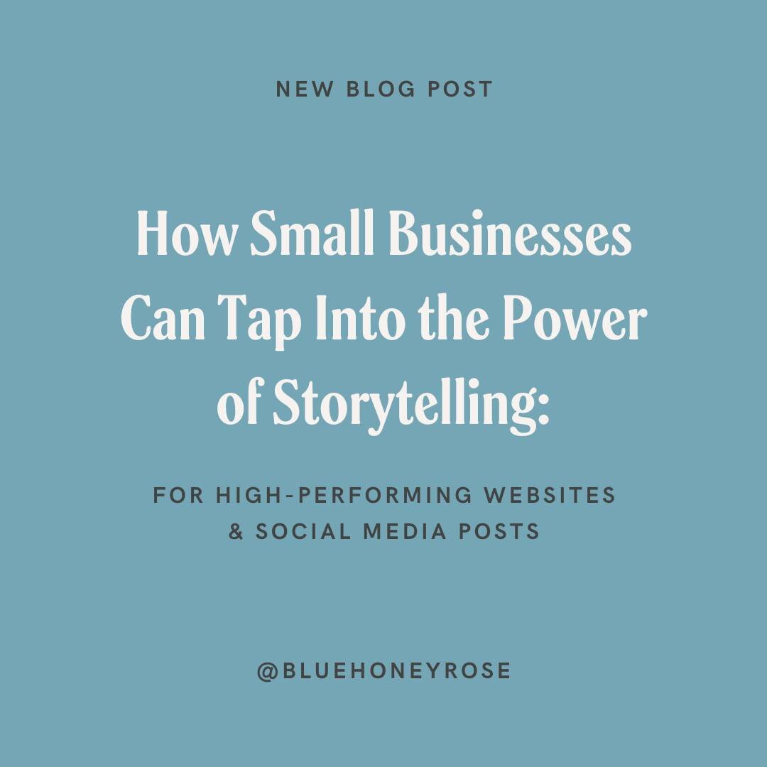 🌟 Unleash the Power of Storytelling for Your Small Business! 🌟 Learn how to engage your audience, captivate their hearts, and boost your brand growth. Read the latest blog post from Blue Honey Rose and schedule your free discovery call today! 💖 #O