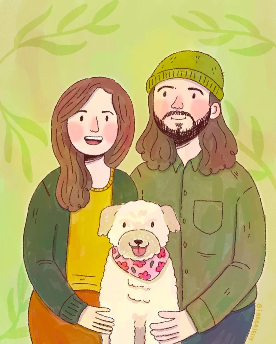 Sending warmth and light to you and yours this holiday season ✨ Artwork by @ginkgojelly