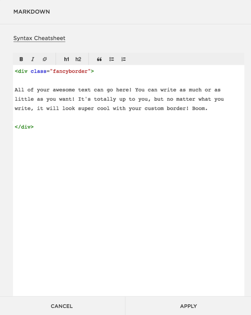 ADDING BORDERS AND BOXED TEXT IN SQUARESPACE — June Mango Design