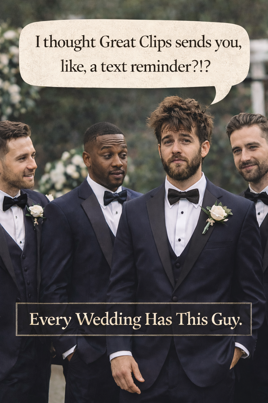 Every Wedding Has This Guy | Groomsmen Grooming Reminder