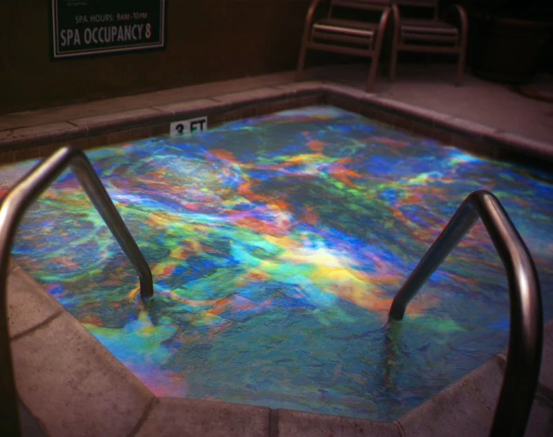  
The Hot Tub, 2007
 Archival inkjet print 
 16 x 20 inches
 (41 x 51 cm)   Mariah Robertson, photography, art  