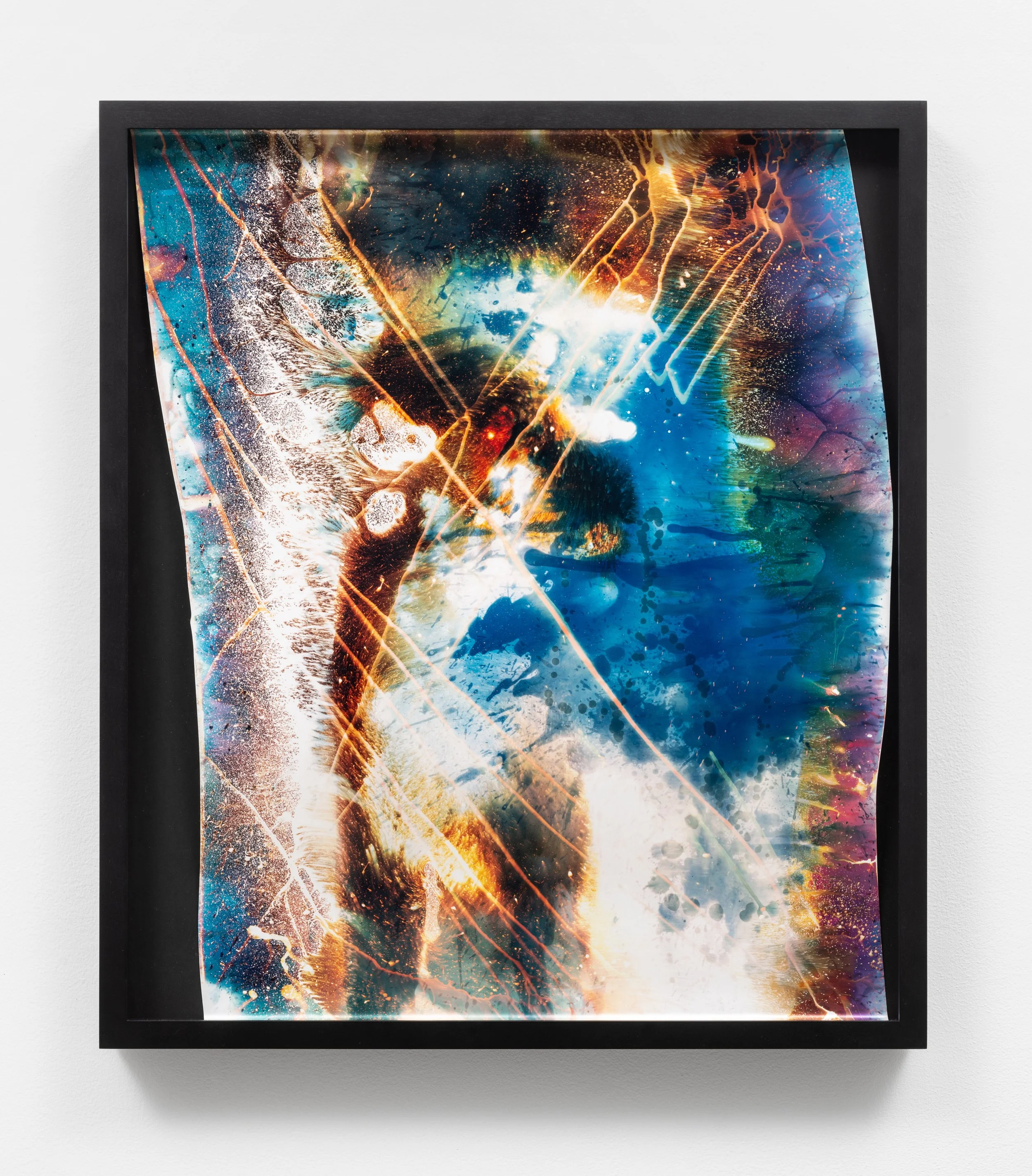  
337, 2015-2022, 2022
 Chemical treatment on RA-4 paper in frame
 29.5 x 26 inches
 (75 x 66 cm)
  CUT UP, Lora Reynolds Gallery, Austin, TX, Mariah Robertson, photography, art  