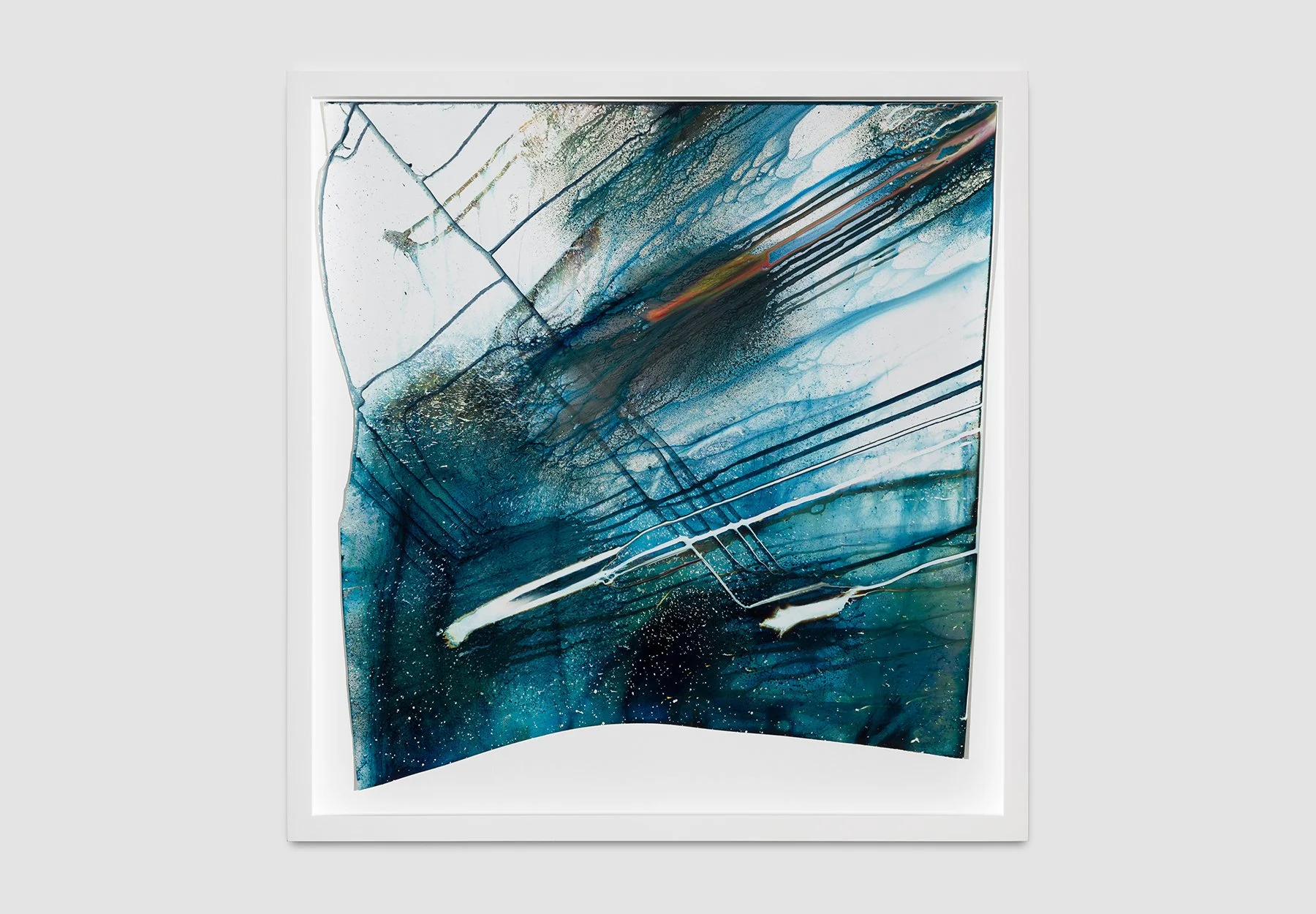  
"220" 2014
 Chemical treatment on RA-4 paper in frame
 24 x 23 inches
 (61 x 58.4 cm)
 Book of Details, Van Doren Waxter, New York, NY, Mariah Robertson, photography, art  