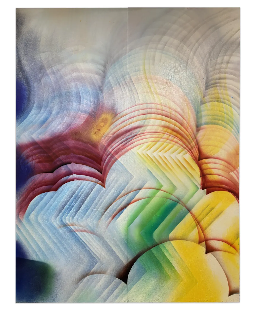 PORTRAIT OF 296, 2026
Acrylic on aluminum
126 x 96 in, 320 x 243.8 cm;
63 x 48 in, 160 x 121.9 cm each (4 panels)