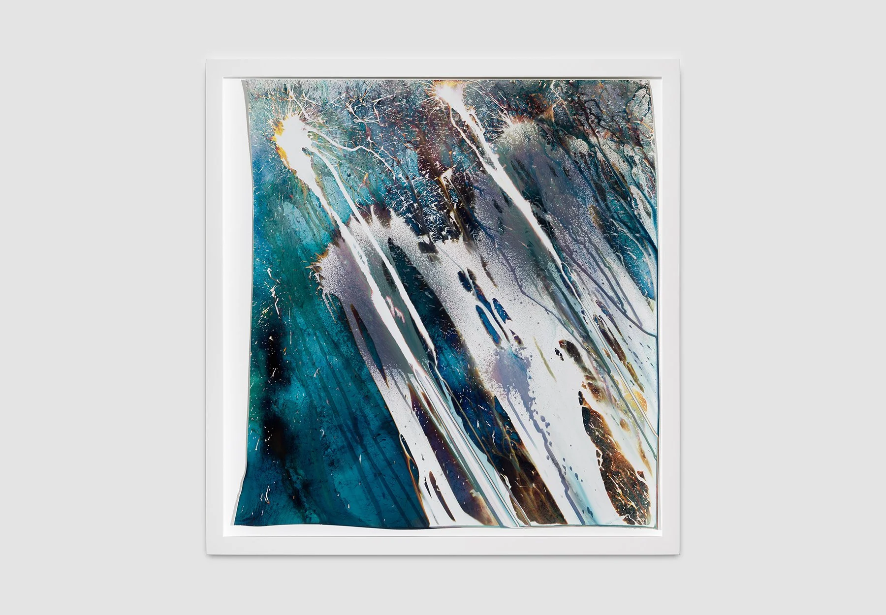  
"141" 2014
 Chemical treatment on RA-4 paper in frame
 20 x 23 inches
 (50.8 x 58.4 cm)
 Book of Details, Van Doren Waxter, New York, NY, Mariah Robertson, photography, art  