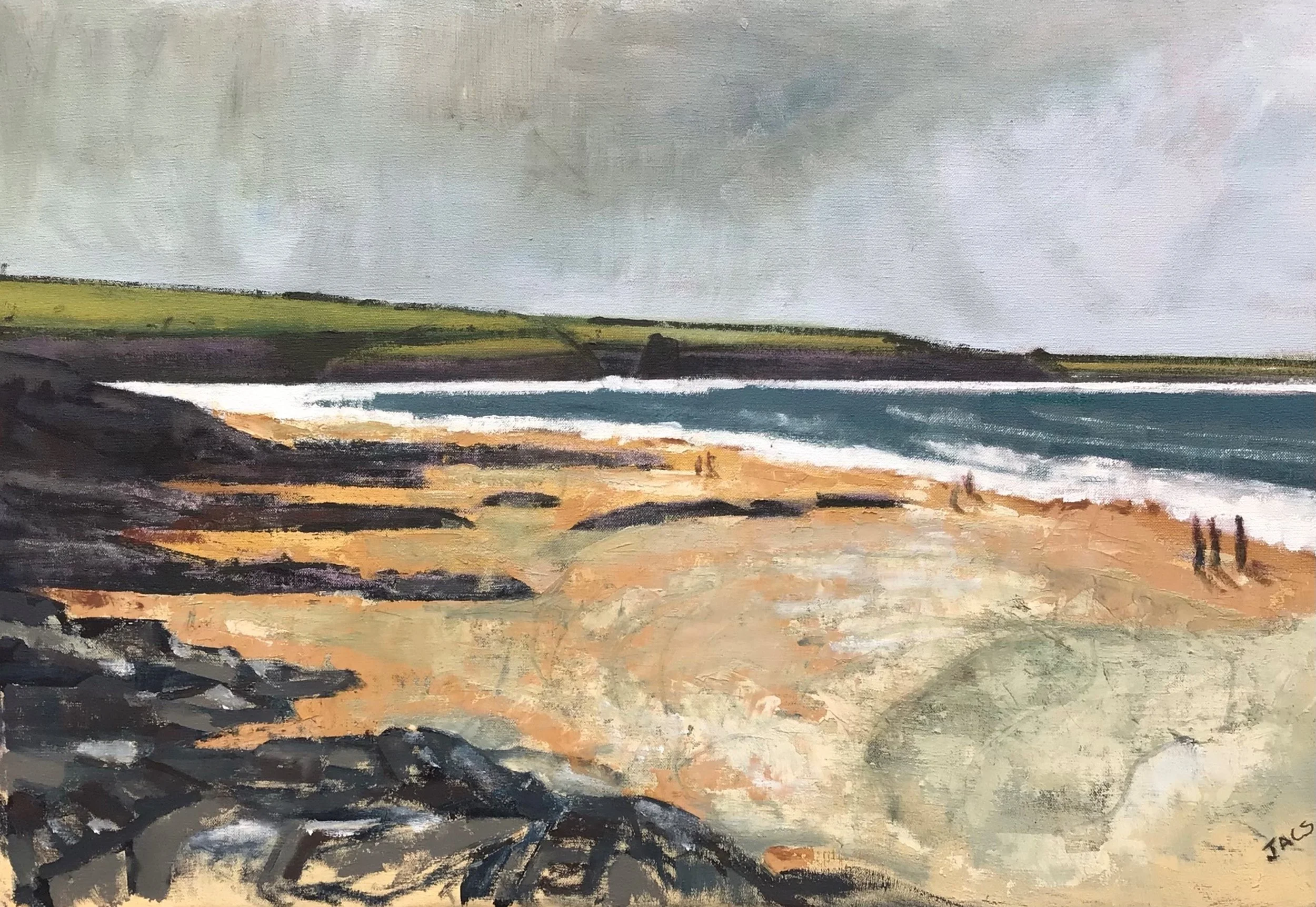  Sentinel Rock 
  56 cm x 41 cm 
  Oil on Canvas  