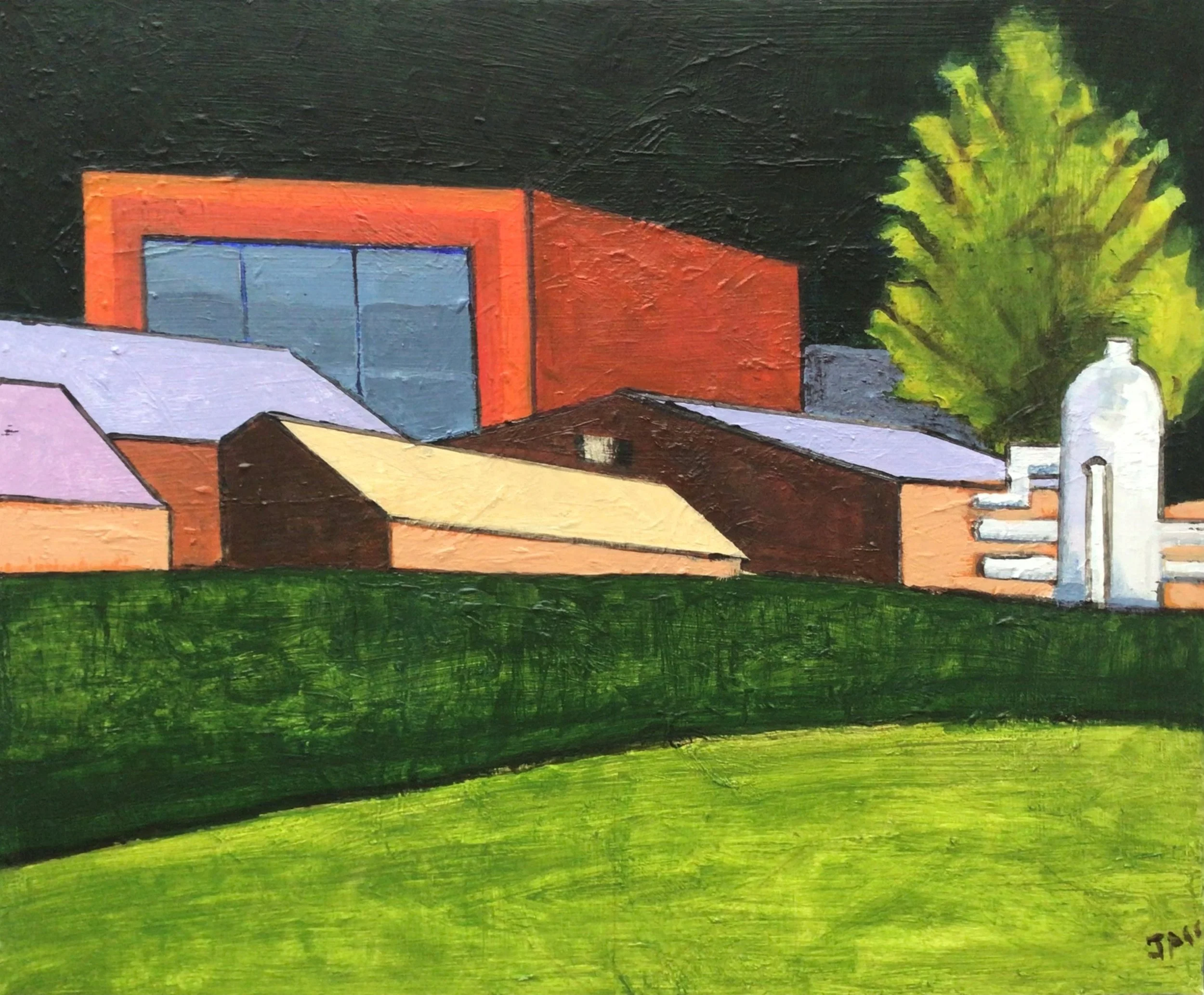  Workshop (Diptych 2) 
  60 cm x 50 cm 
  Acrylic  