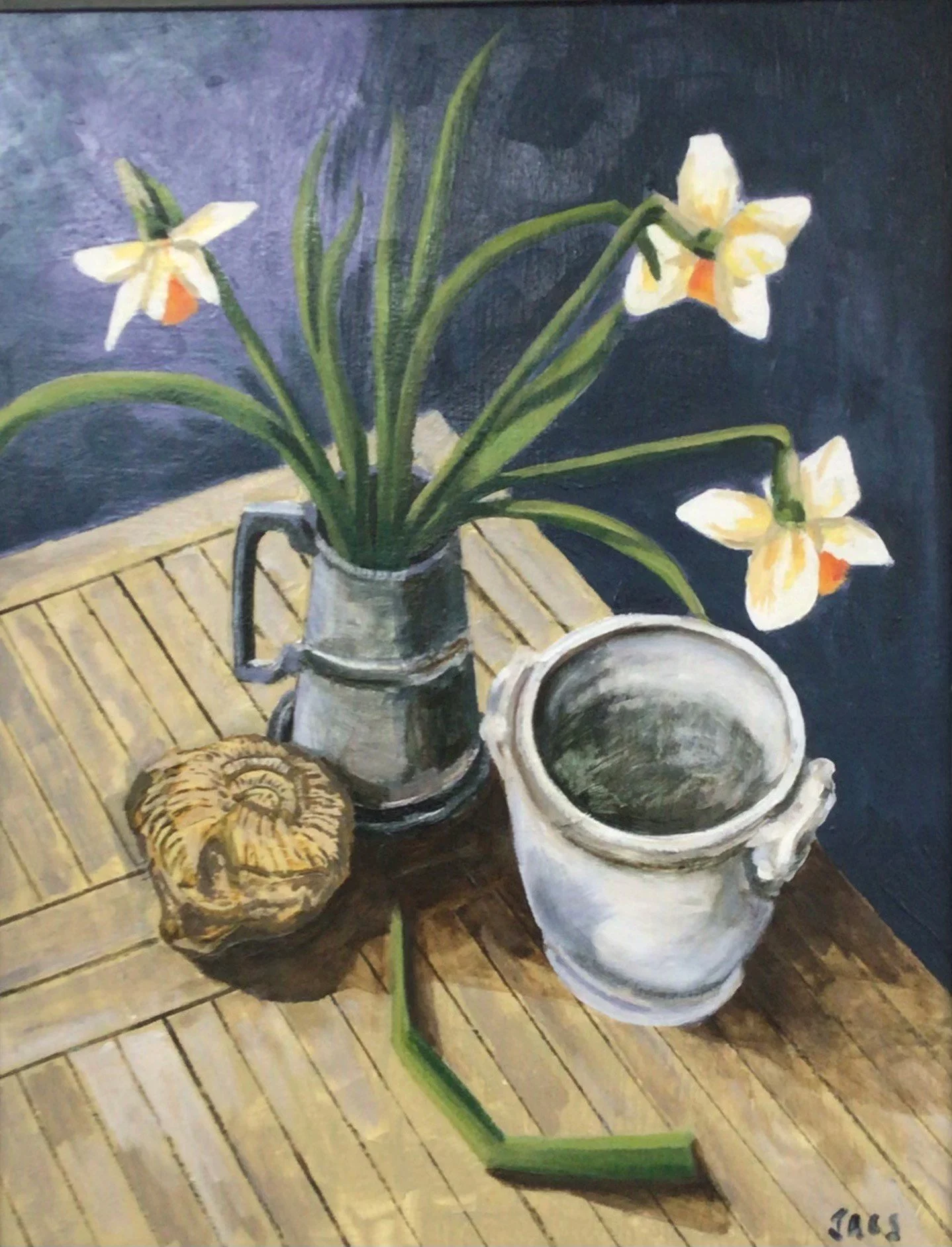  Daffs and Fossil 
 SOLD 